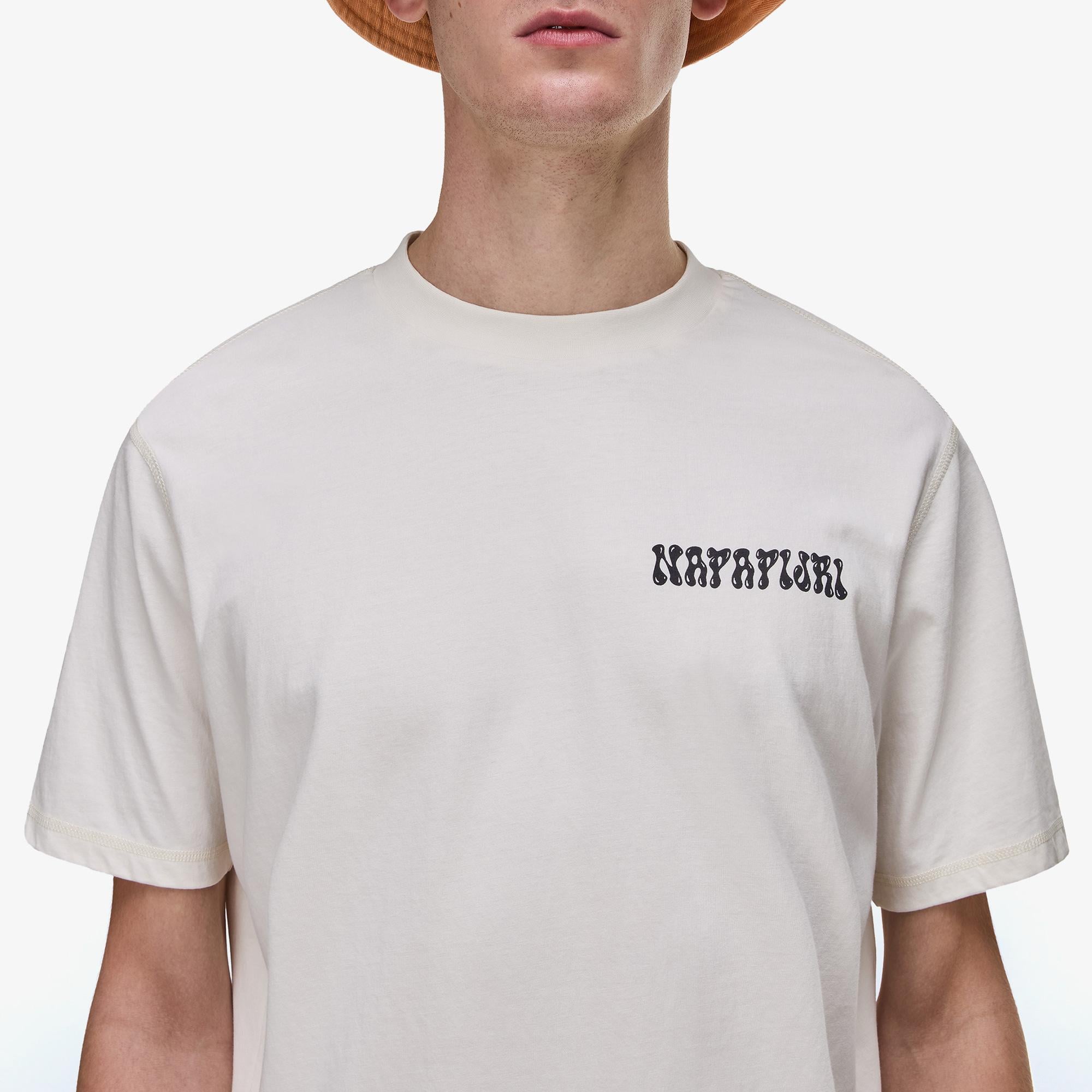 Napapijri S-Sol Erkek Beyaz T-Shirt