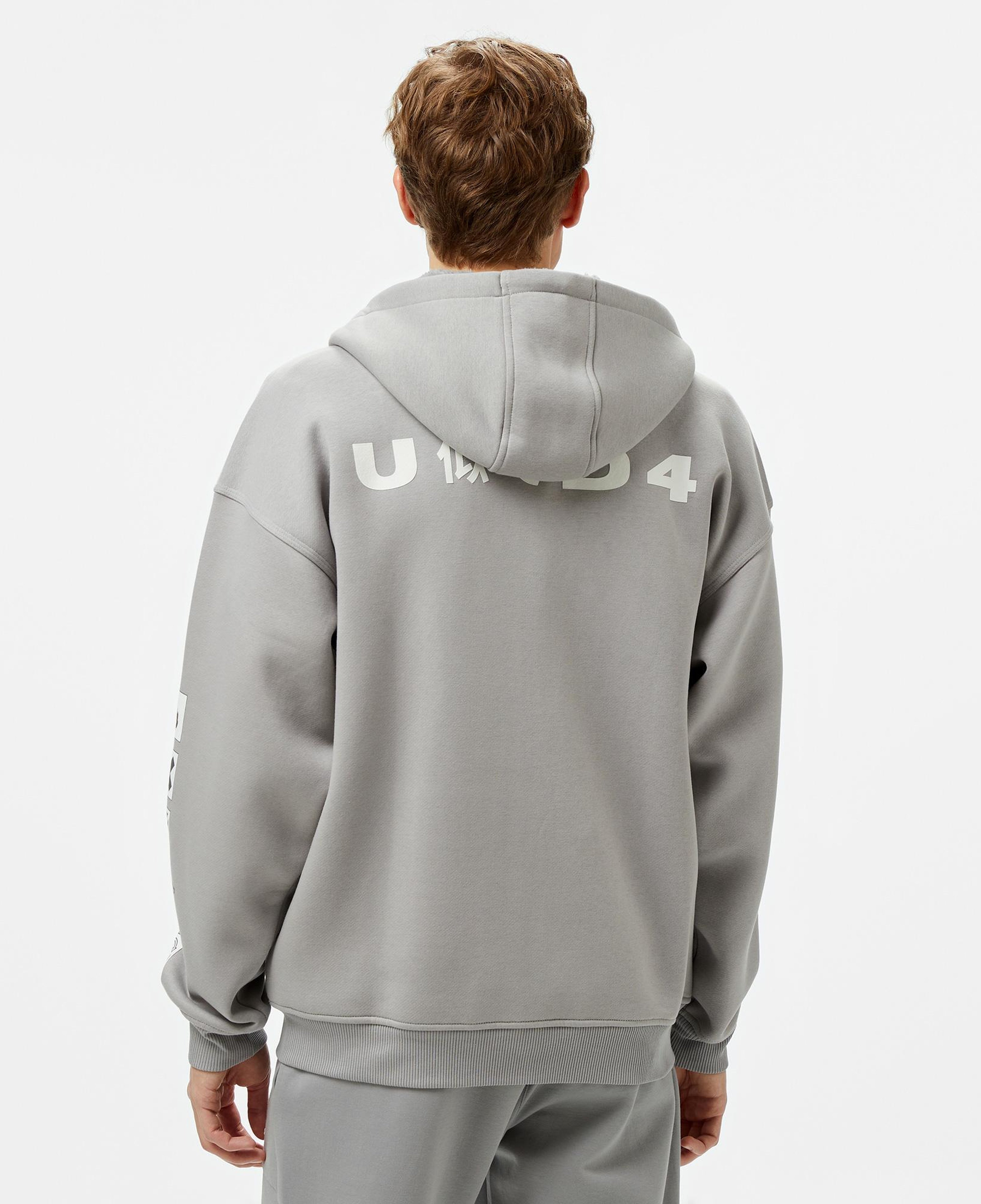 UNITED4 Sherpa Erkek Gri Eşofman Üstü
