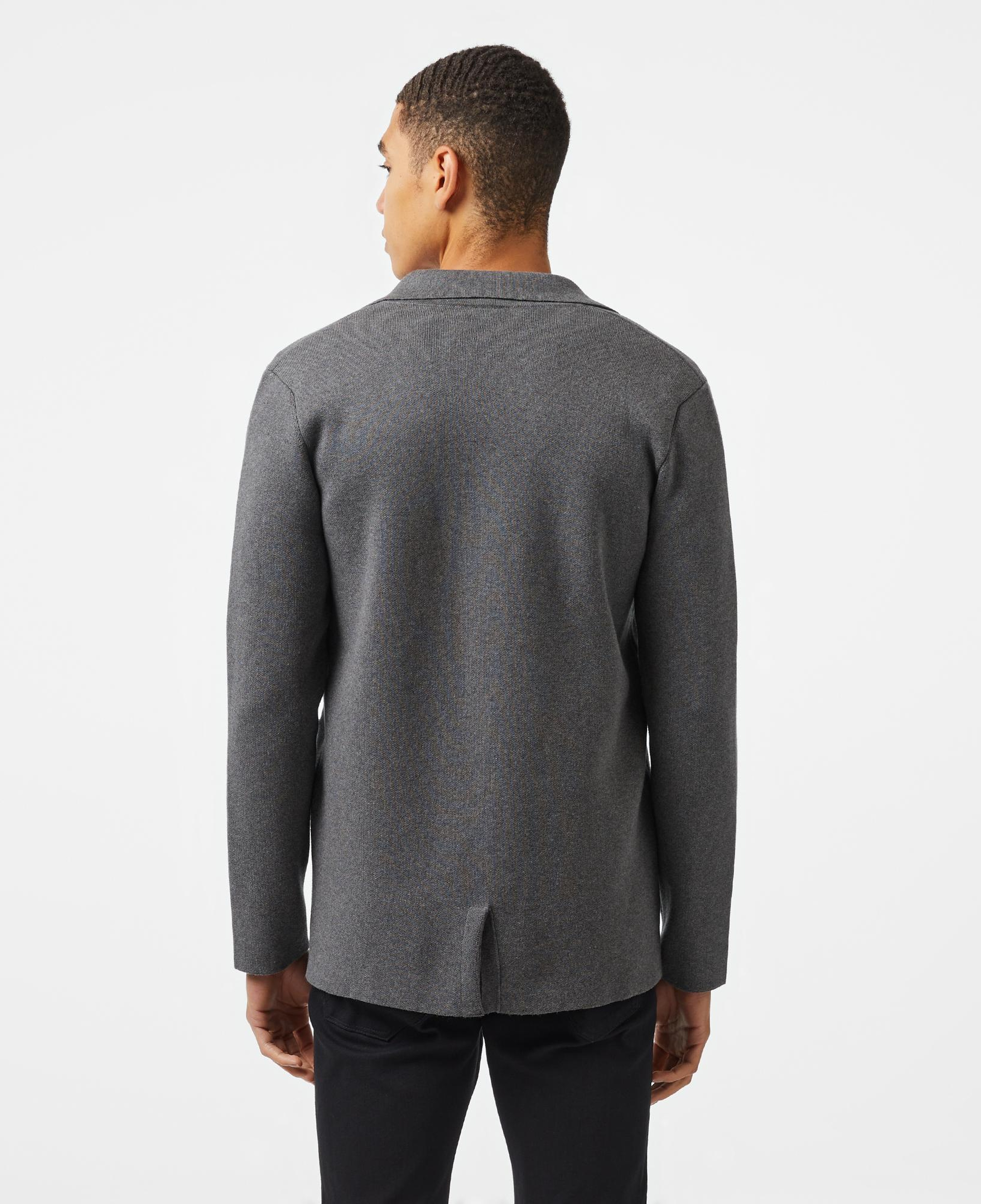 Lacoste Erkek Classic Fit V Yaka Gri Hırka
