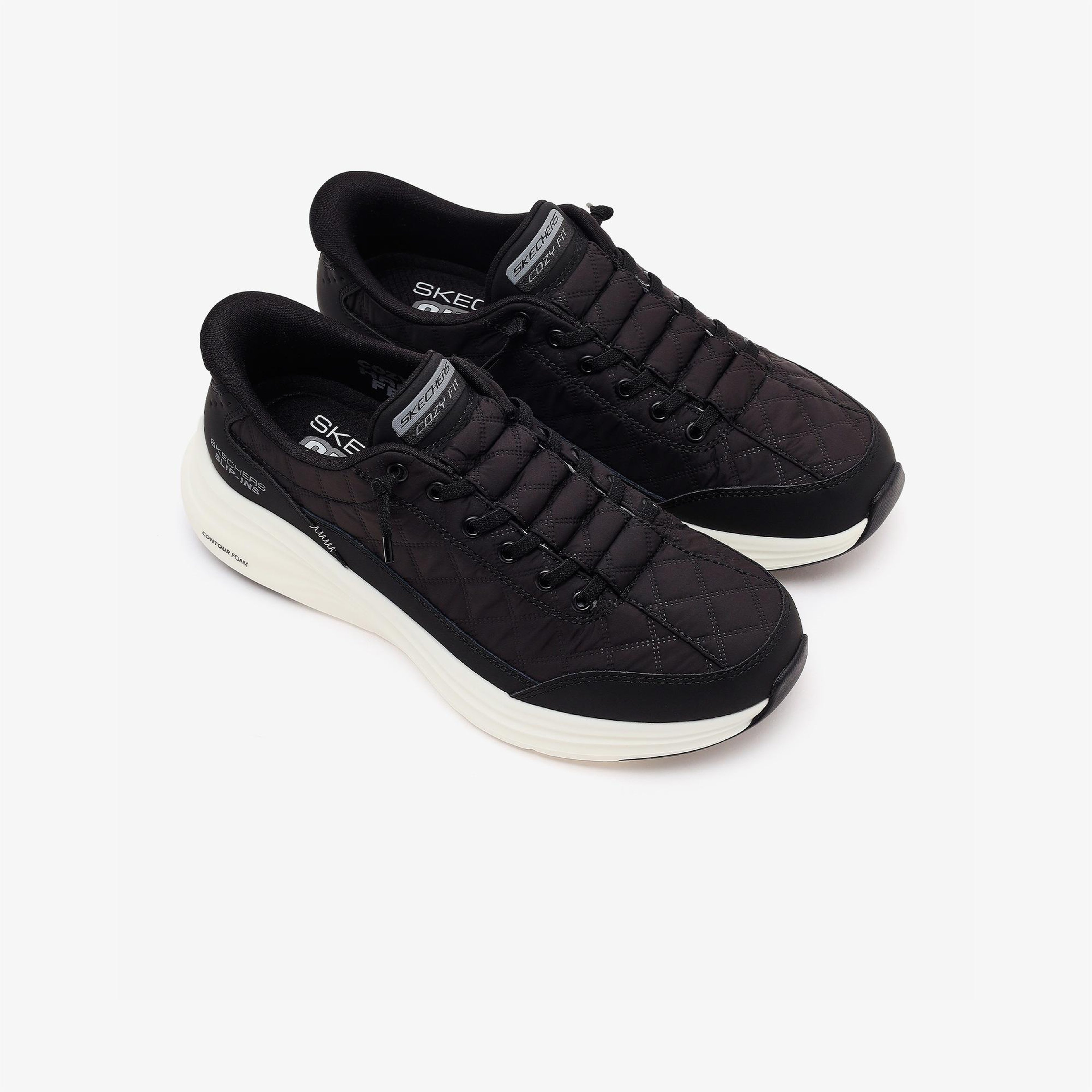 Skechers Contour Foam - Cozy Fit Erkek Siyah Spor Ayakkabı