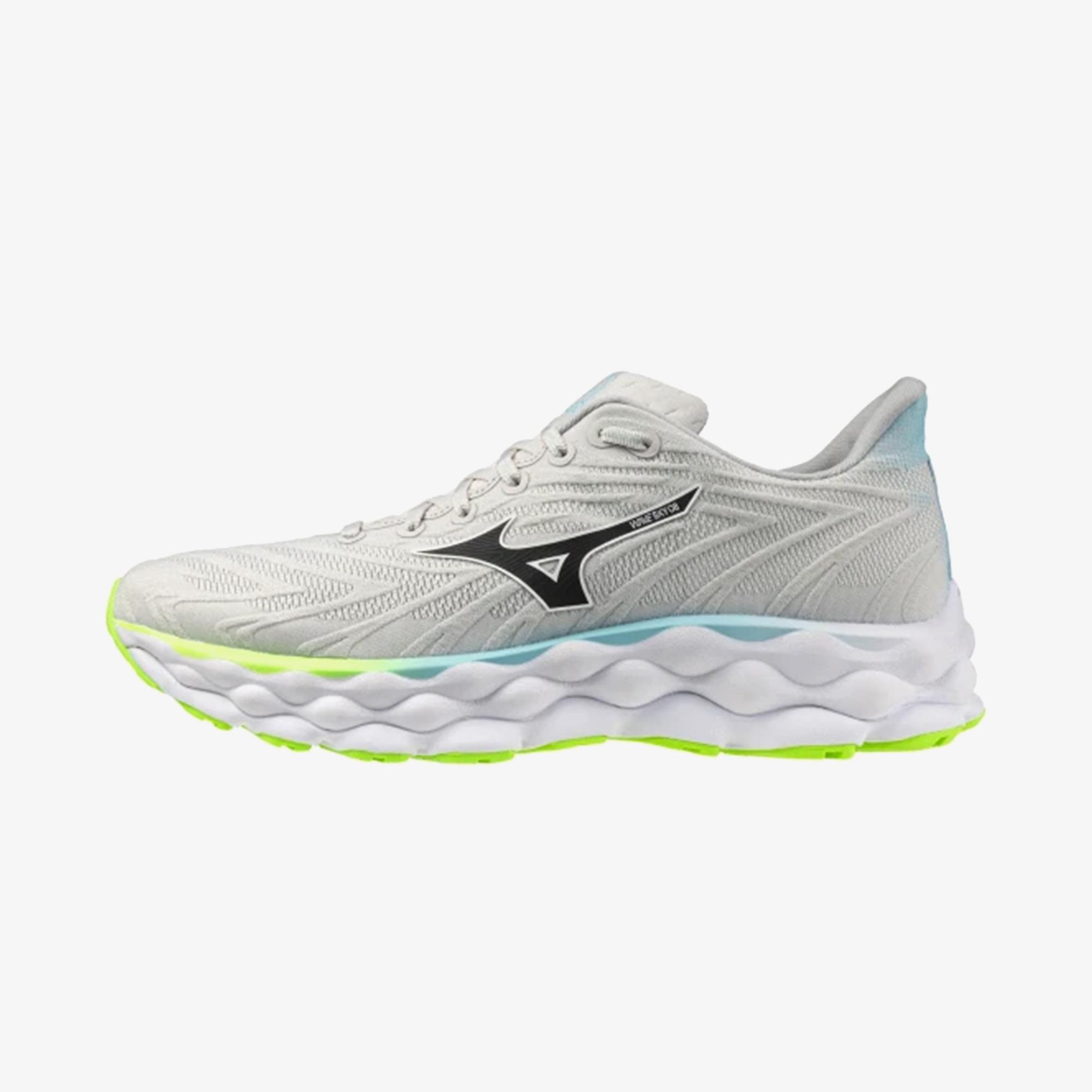 Mizuno Wave Sky 8 Erkek Gri Koşu Ayakkabısı