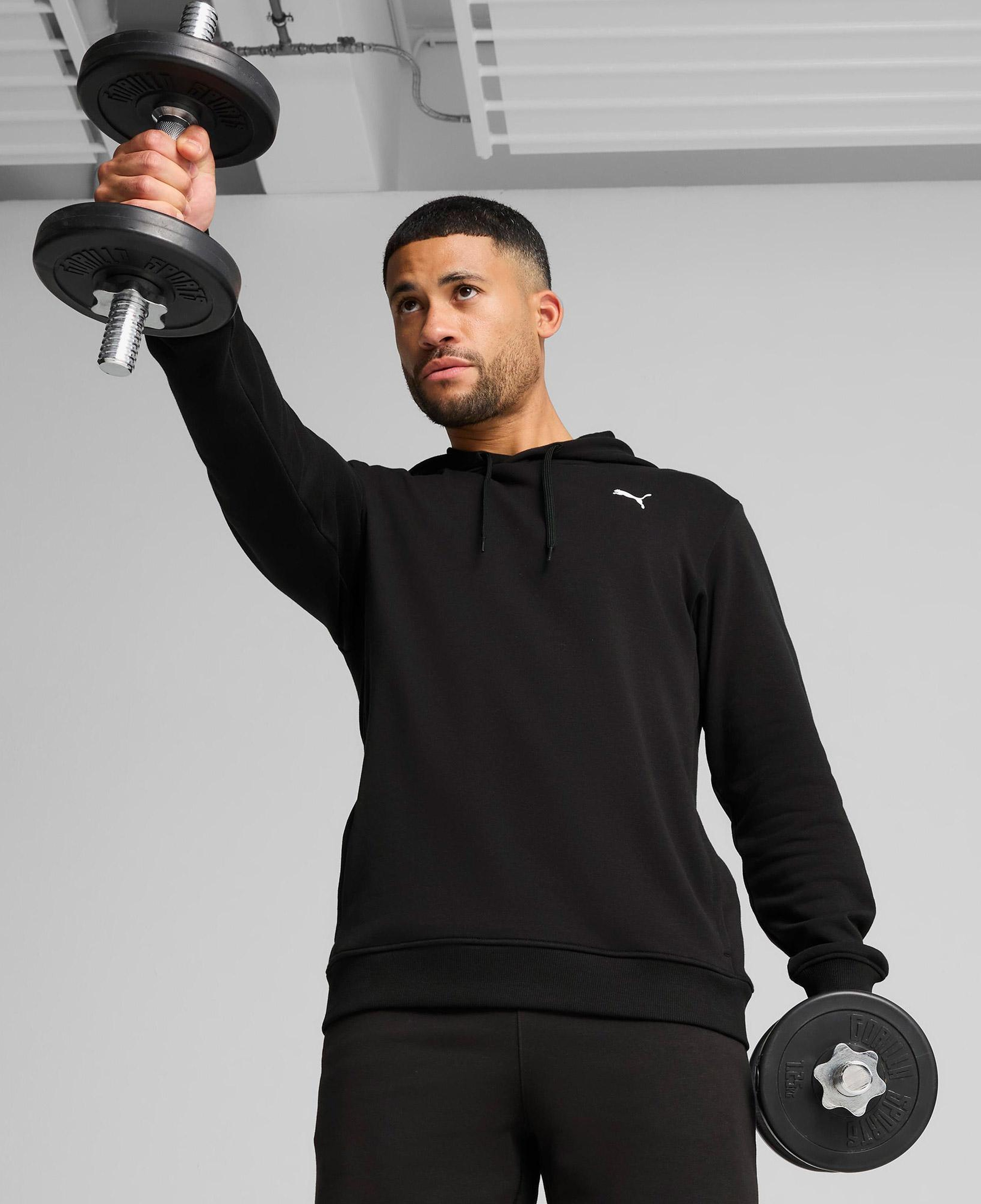 Puma Tad Ess French Terry Erkek Siyah Sweatshirt