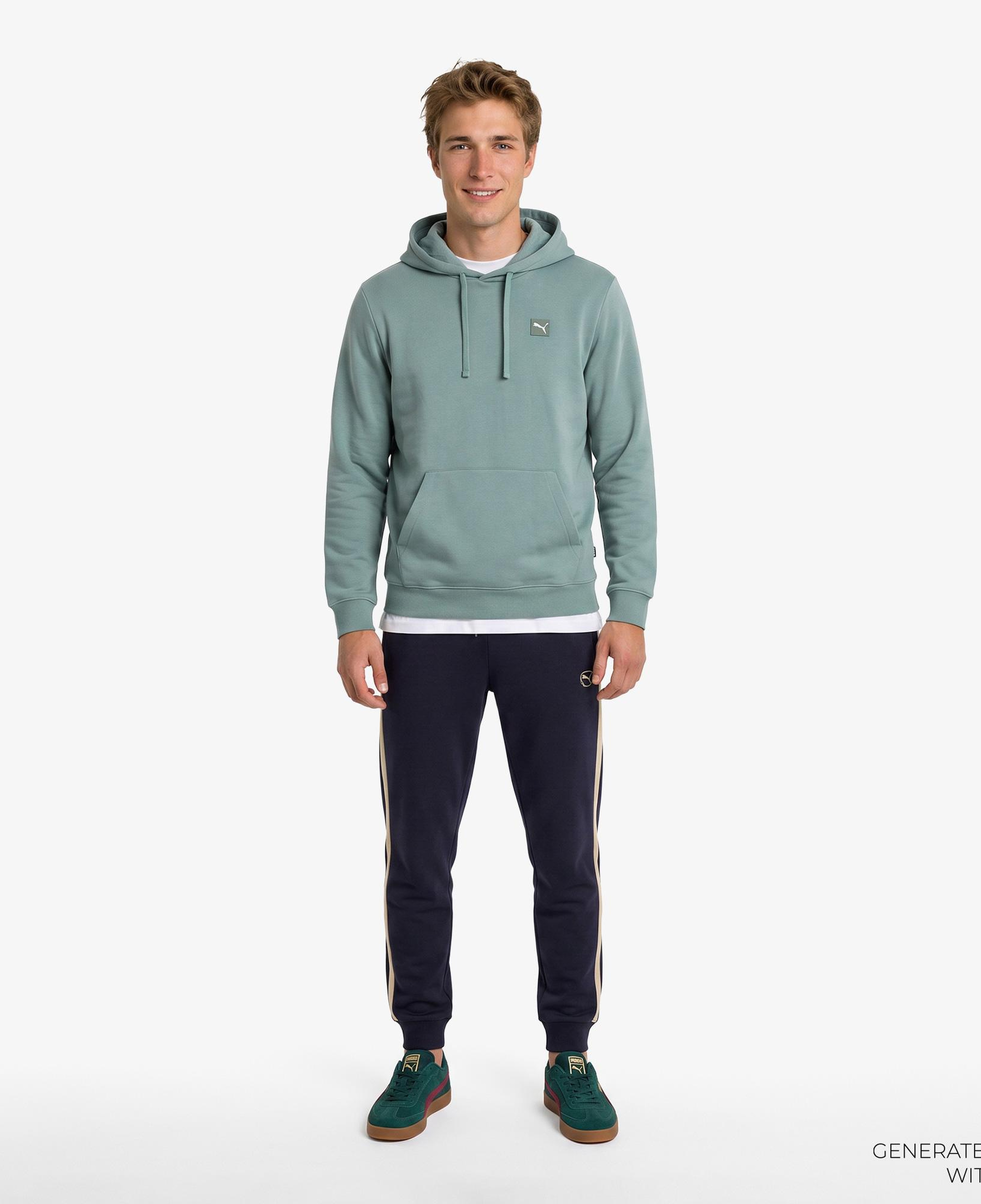 Puma Ess Elevated Tr Erkek Yeşil Sweatshirt