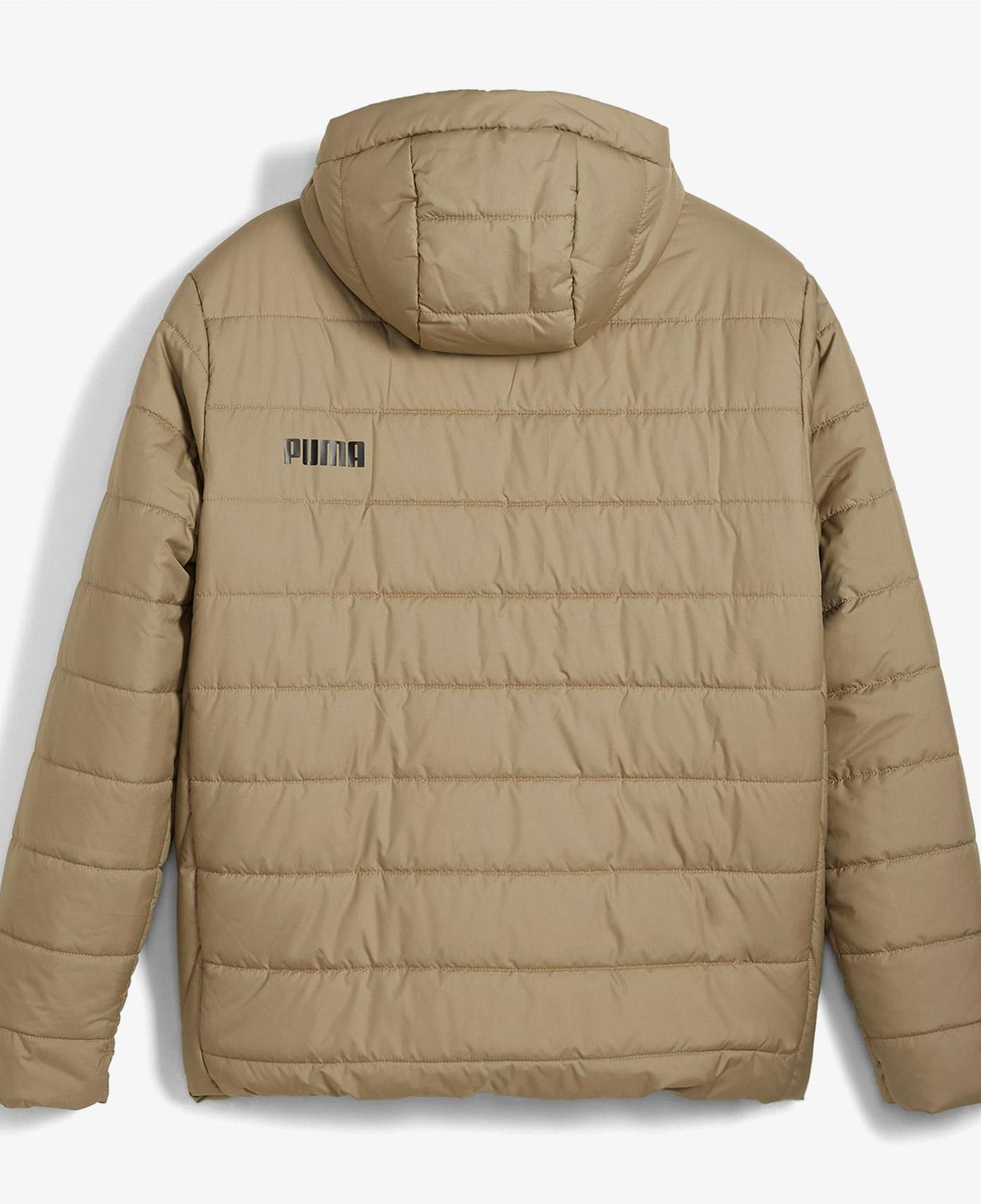 Puma Essentials Hooded Padded Erkek Kahverengi Outdoor Mont