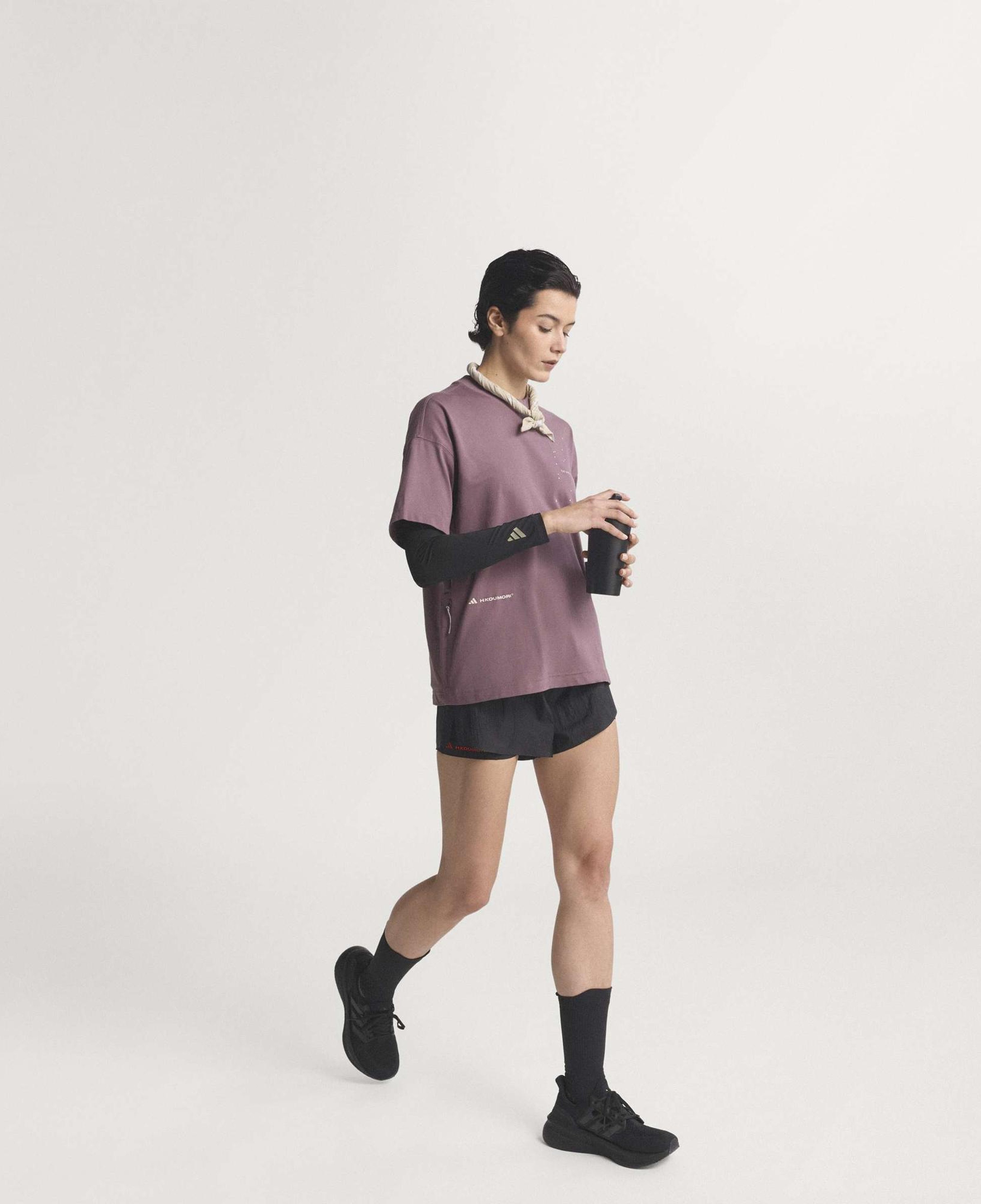 adidas Adi365 H.Koumori Unisex Mor Koşu T-Shirt