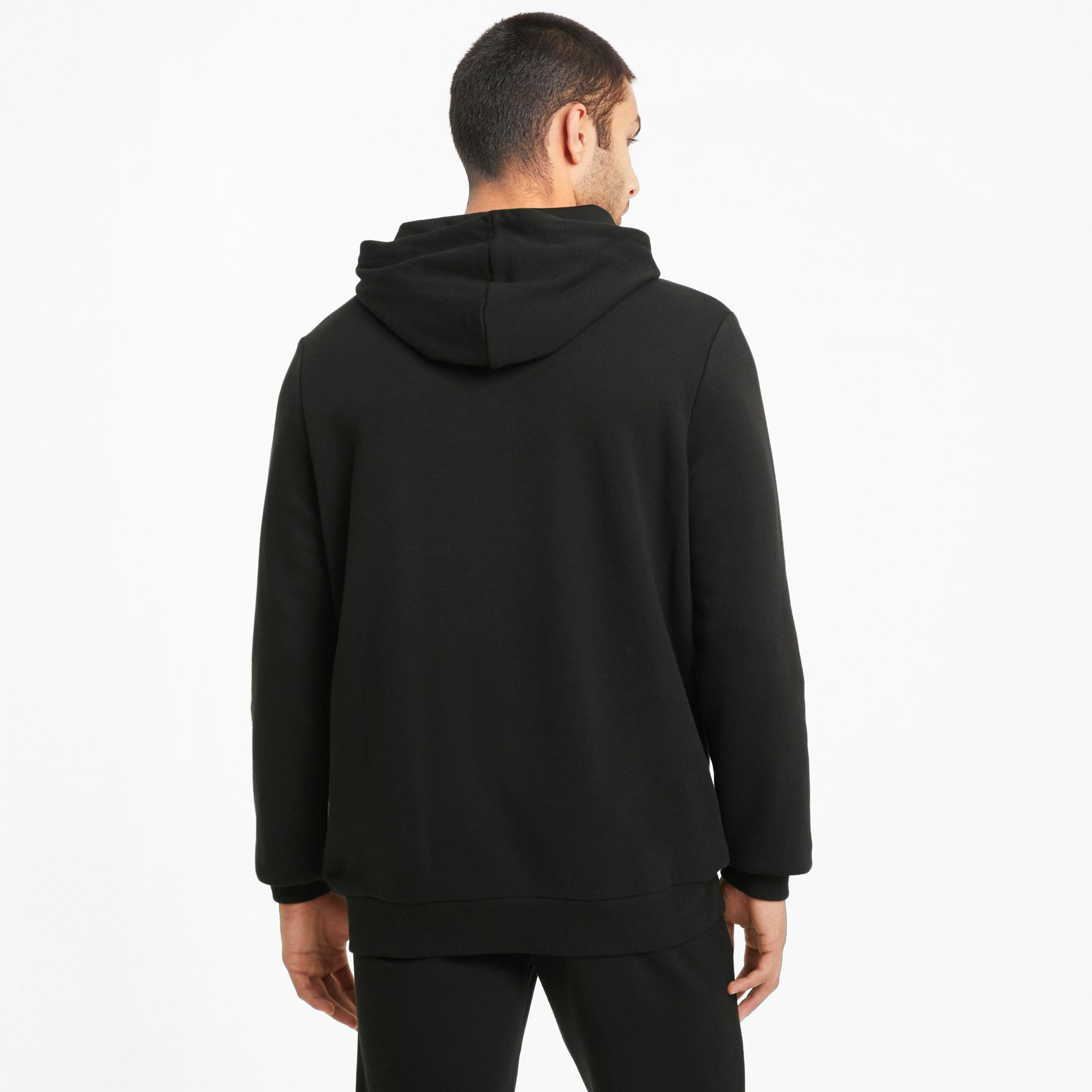 Puma Ess Big Logo Erkek Siyah Günlük Kapüşonlu Sweatshirt