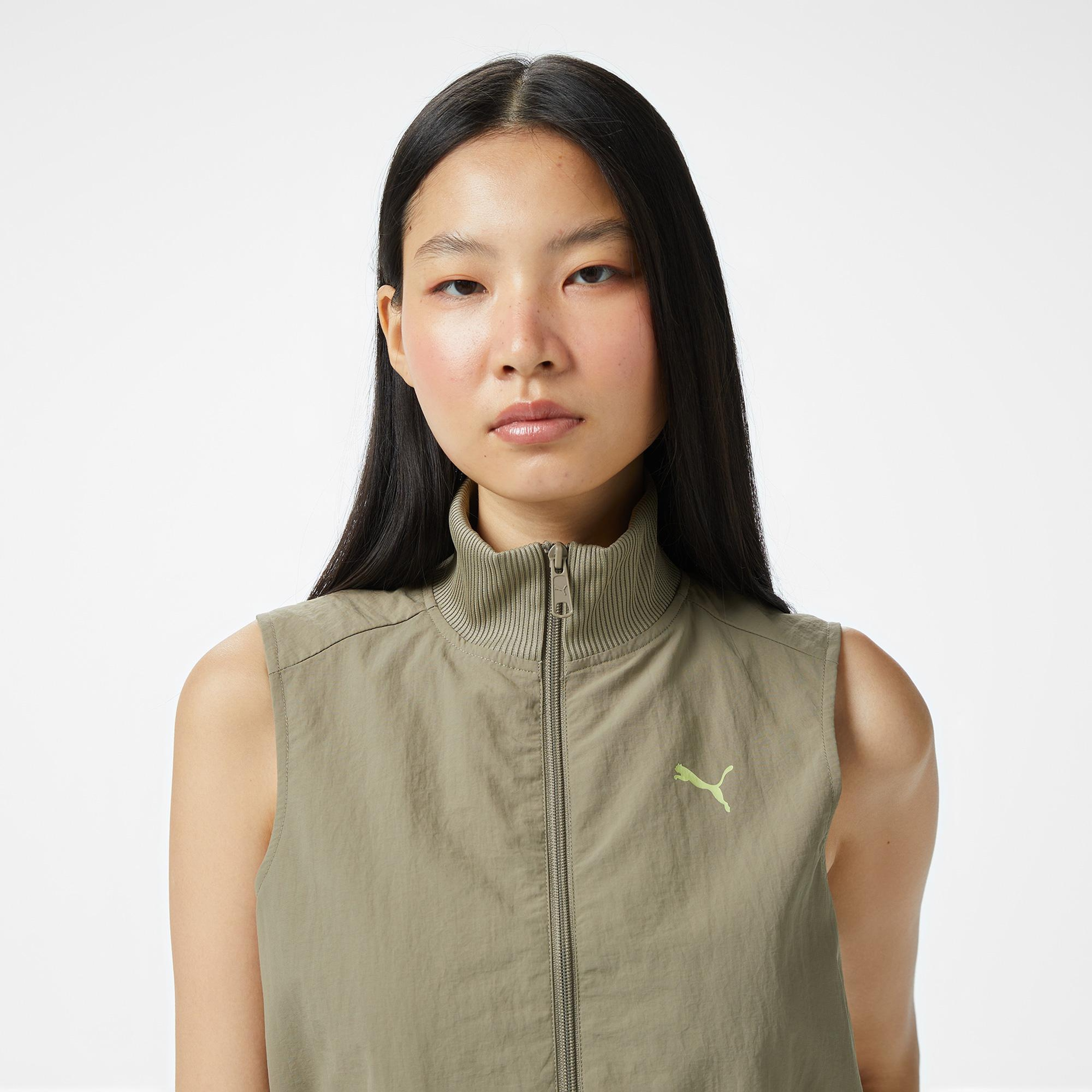 Puma Dare To Full-Zip Vest Kadın Kahverengi Yelek