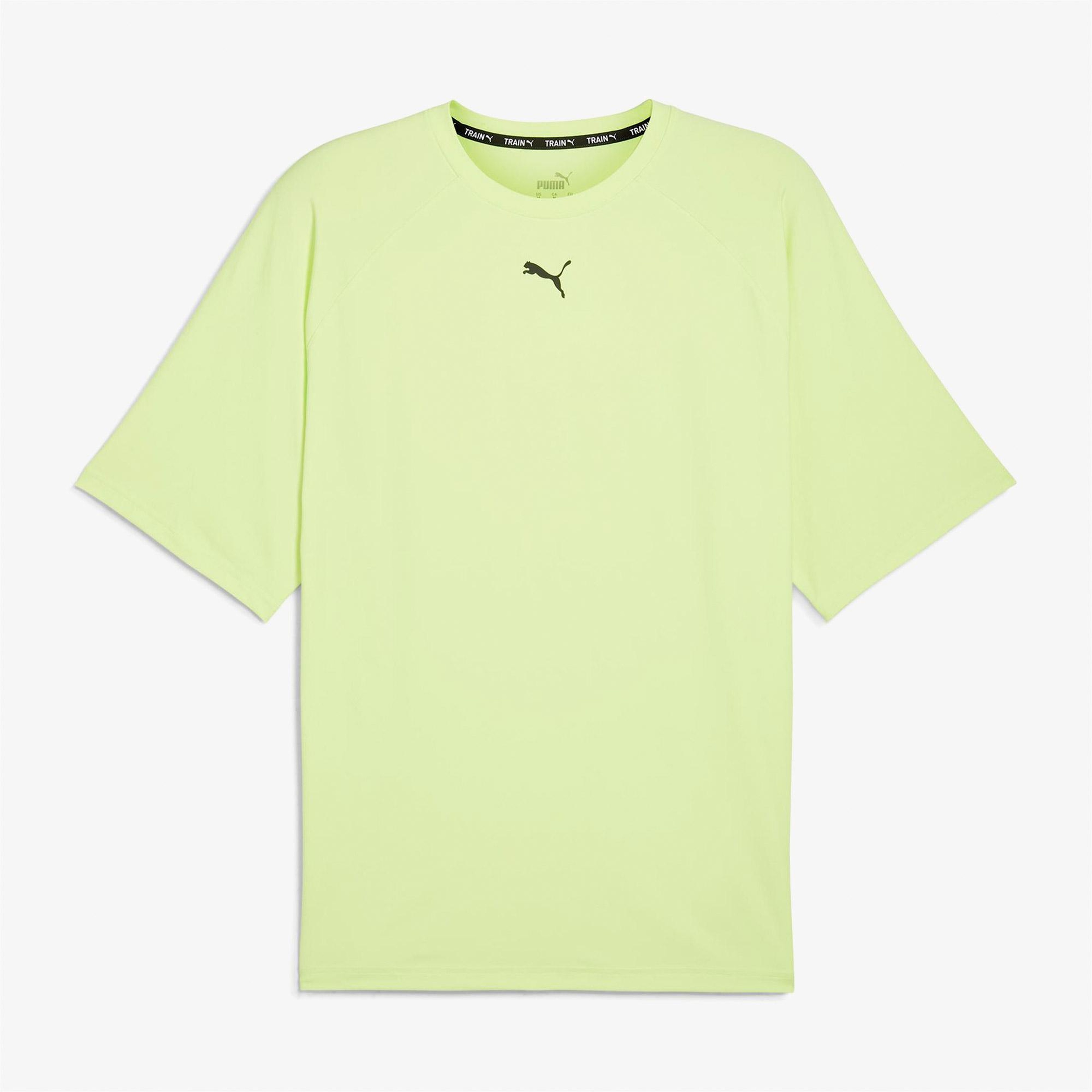 Puma Cloudspun Therma Erkek Sarı Antrenman T-Shirt