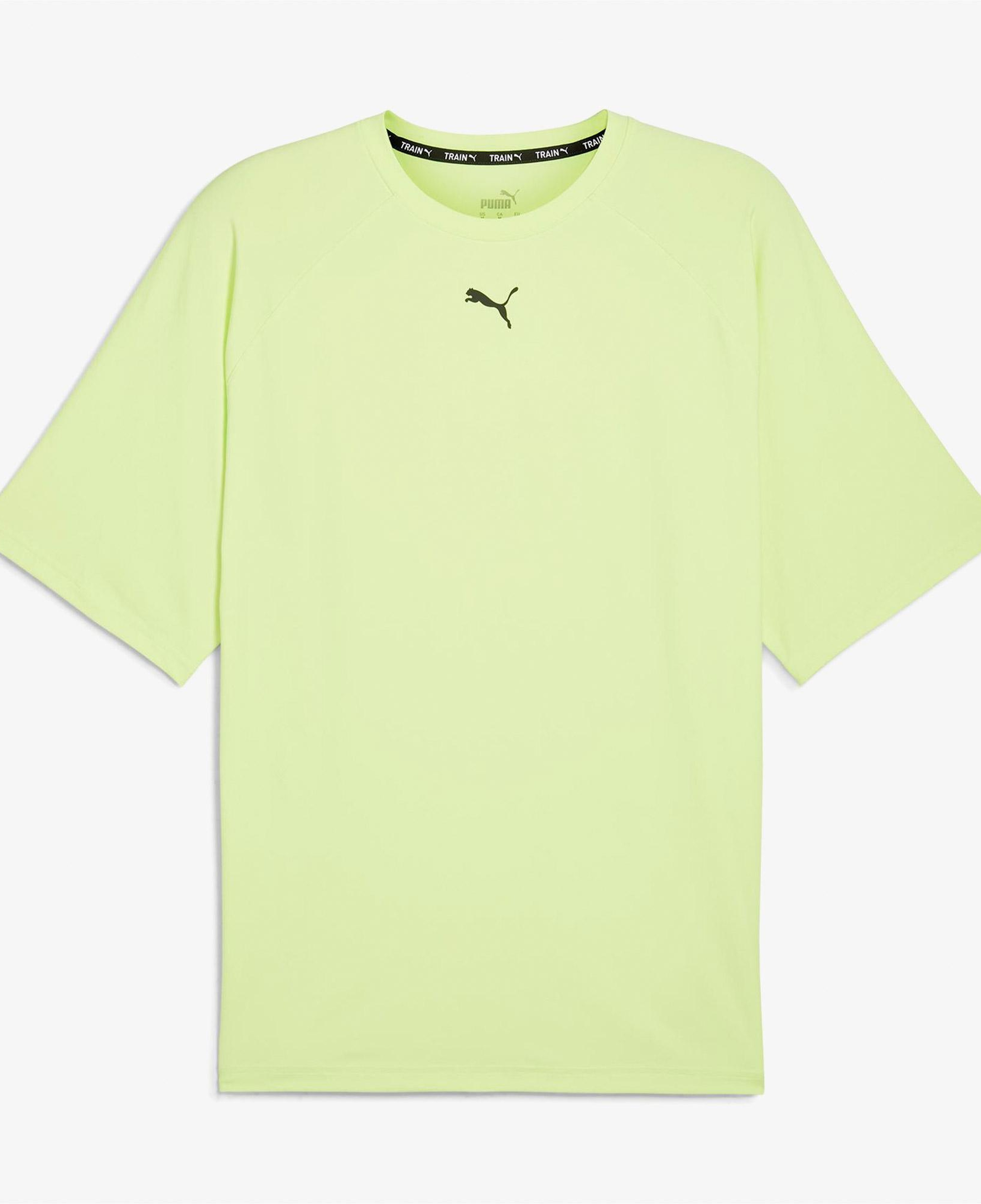 Puma Cloudspun Therma Erkek Sarı Antrenman T-Shirt