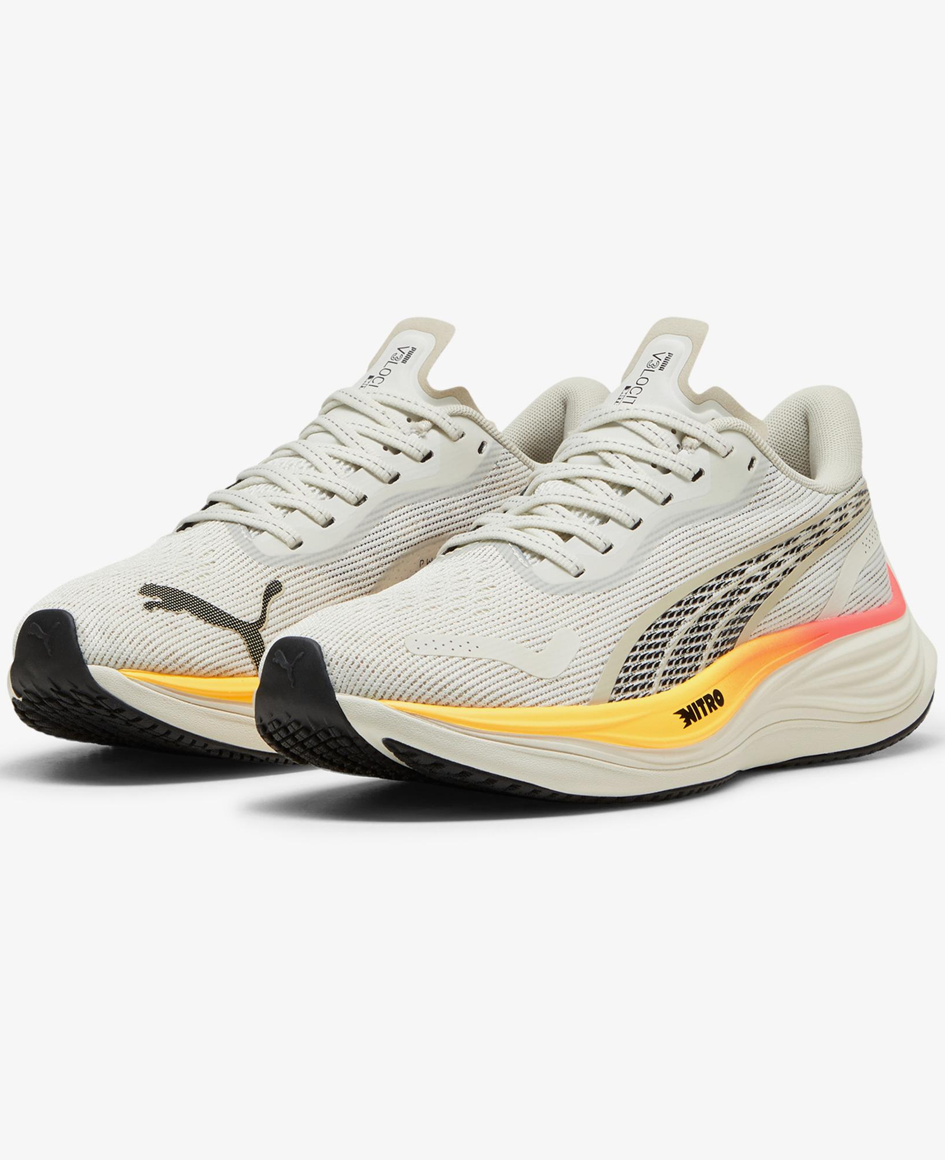 Puma Velocity Nitro 3 Kadın Beyaz Koşu Ayakkabısı