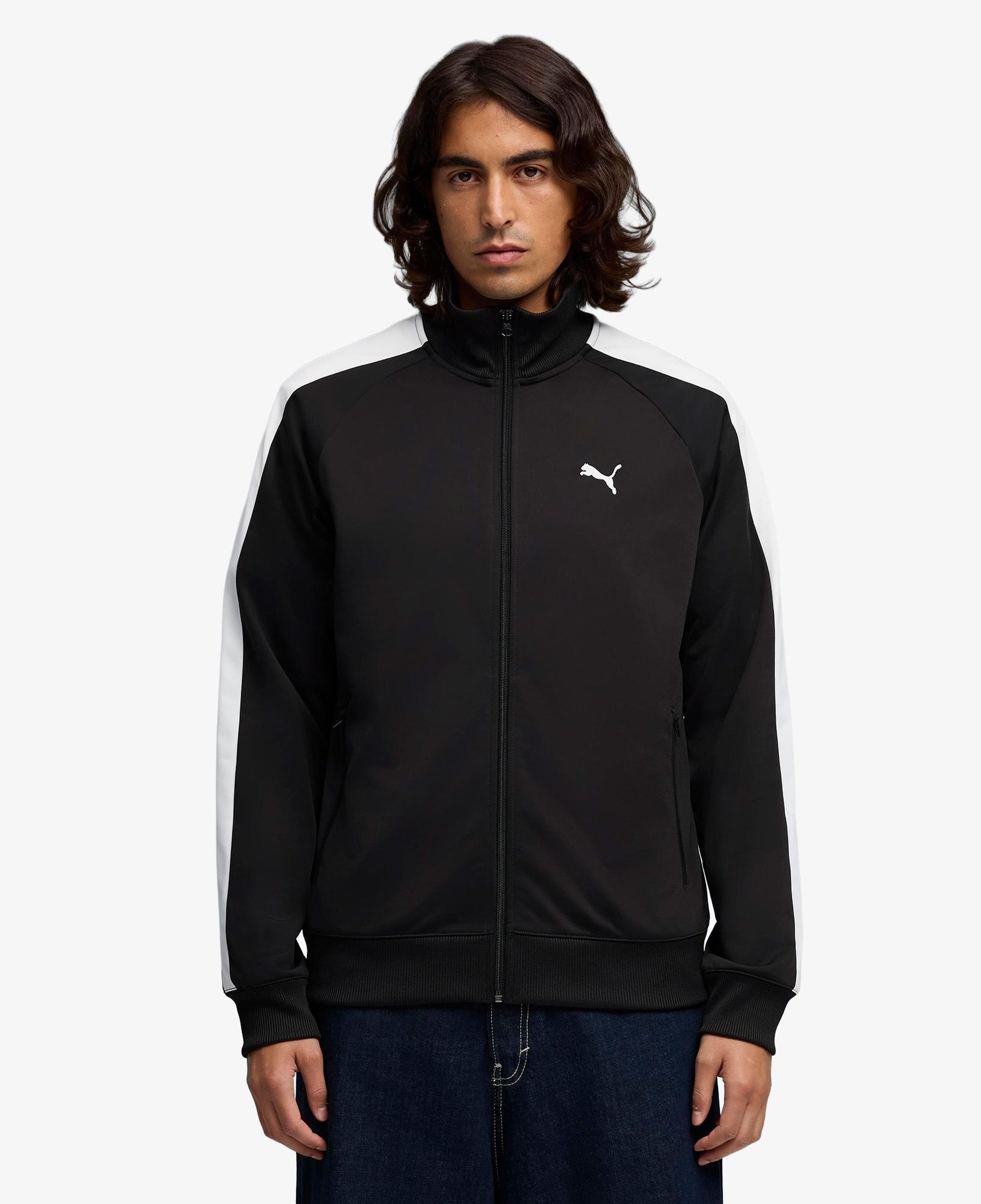 Puma Ess T7 Poly Track Erkek Siyah Eşofman Üstü