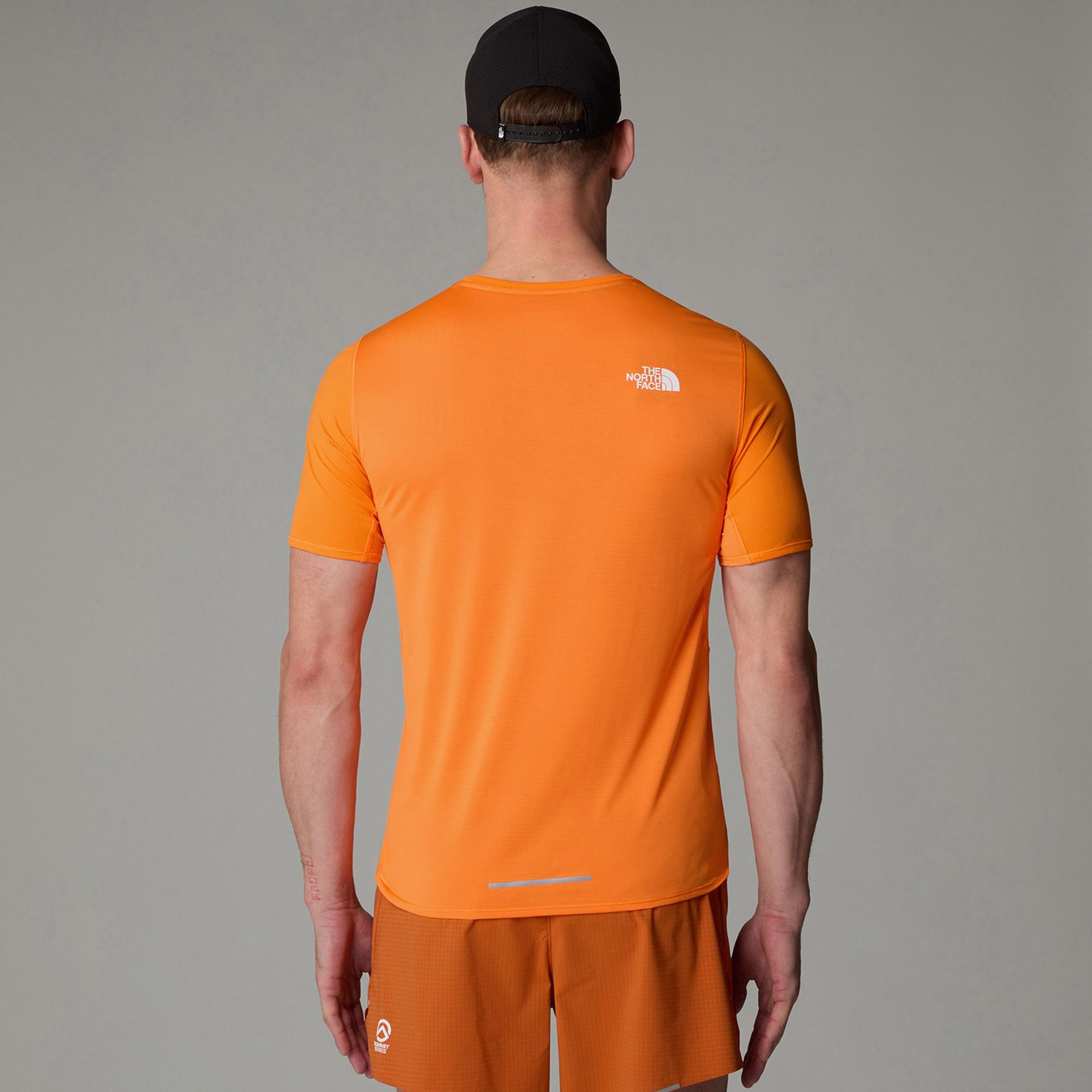 The North Face Summit High Trail Ss Erkek Turuncu Koşu T-Shirt