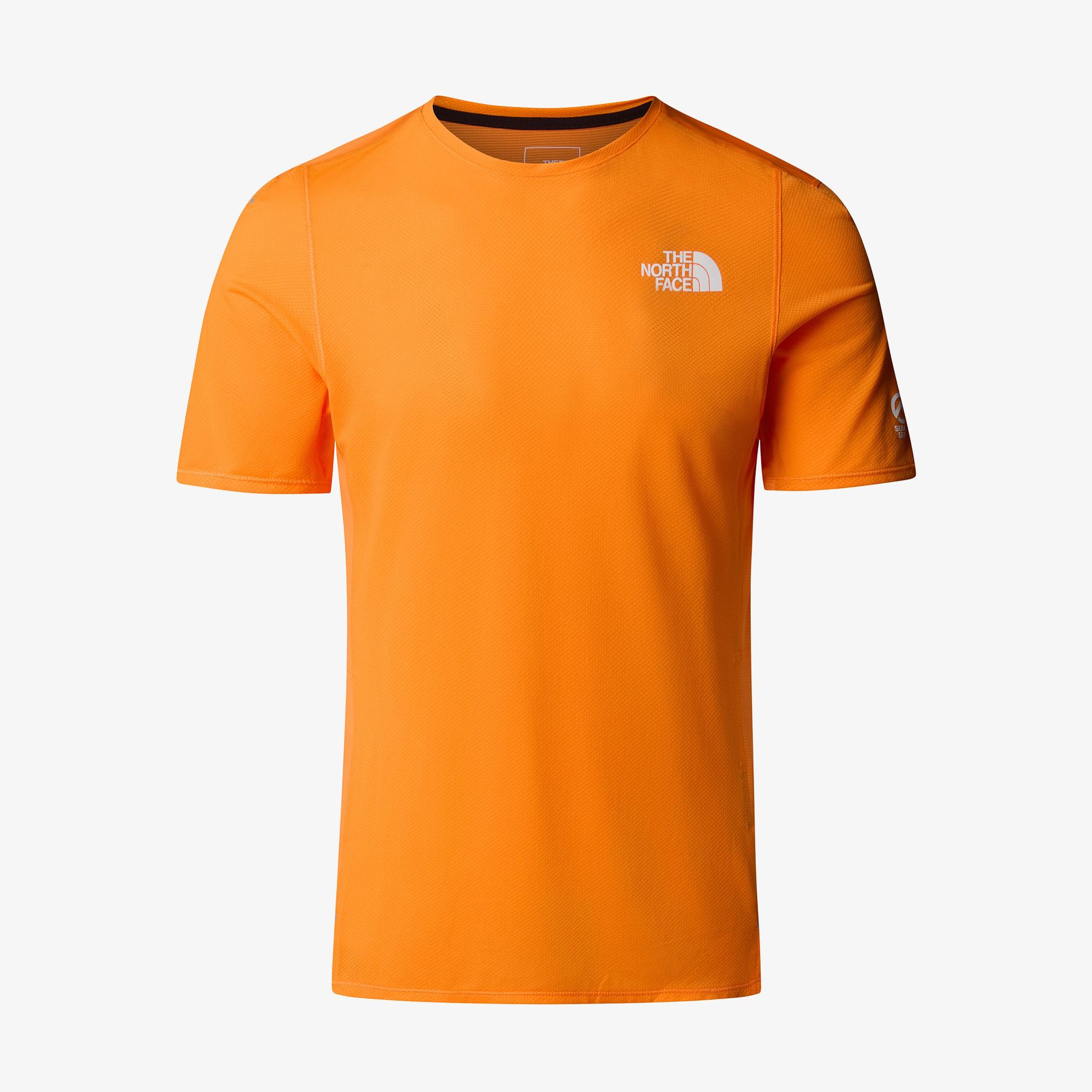 The North Face Summit High Trail Ss Erkek Turuncu Koşu T-Shirt