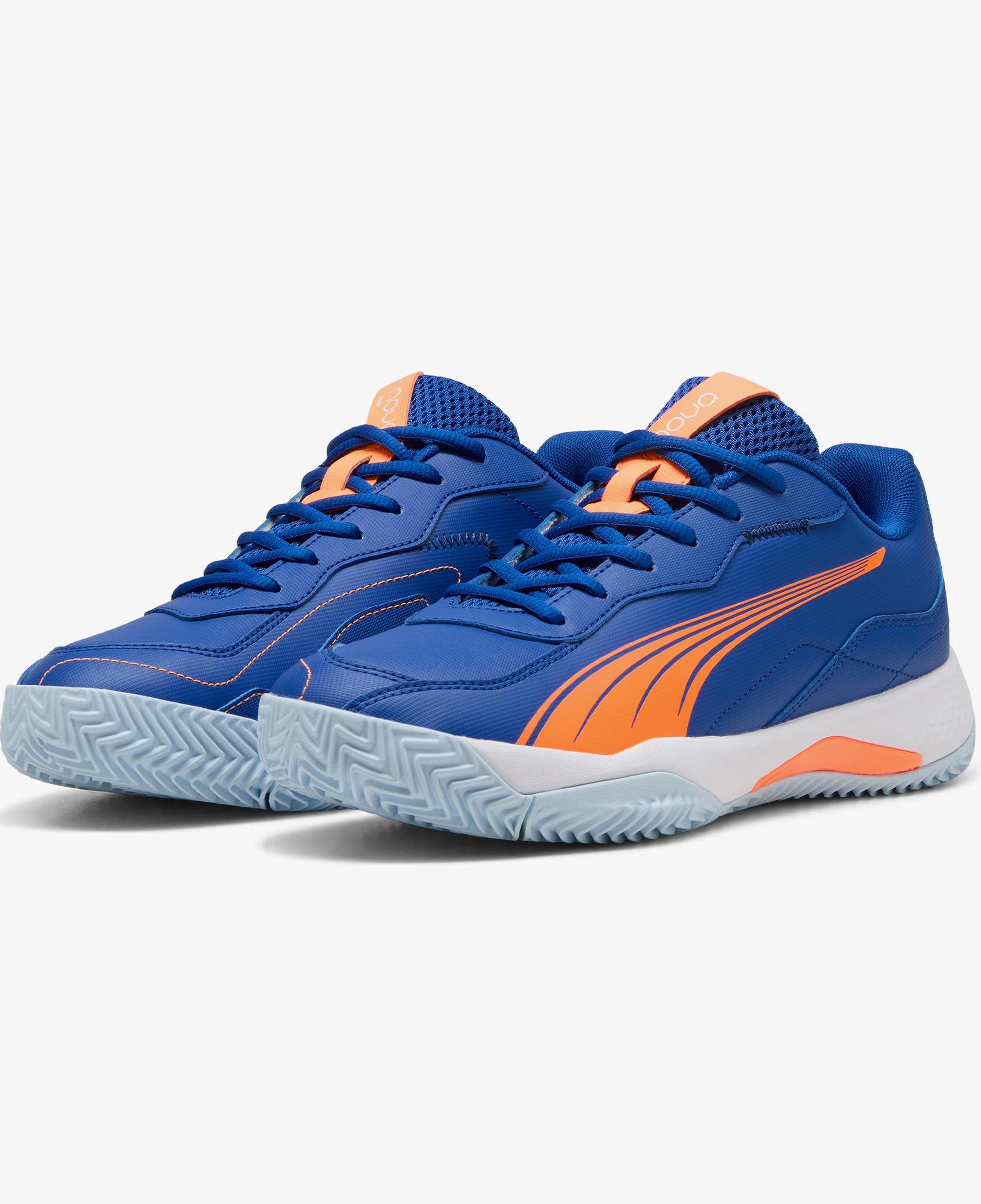 Puma Nova Smash Kadın Mavi Tenis Ayakkabısı
