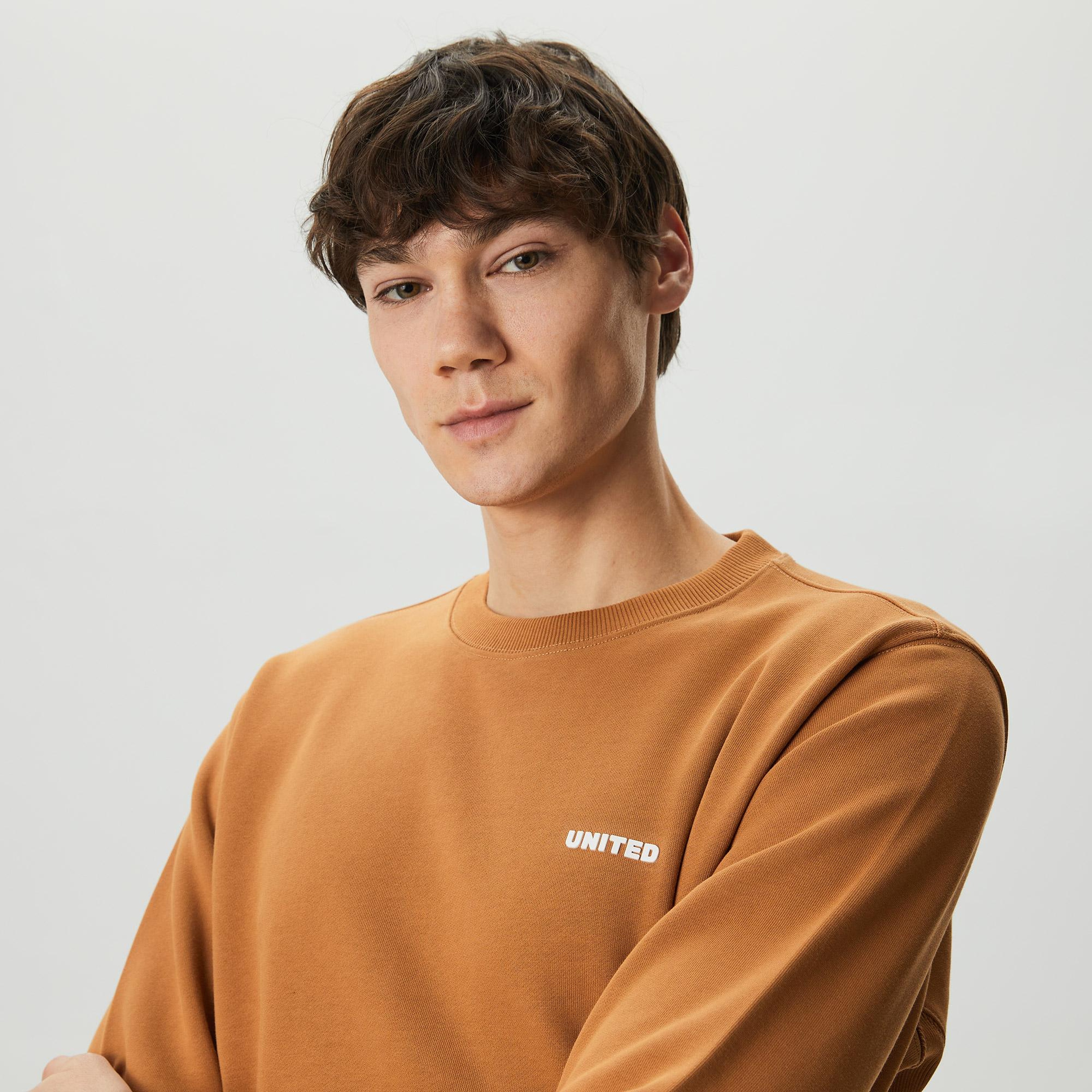 United4 Classic Erkek Kahverengi Sweatshirt
