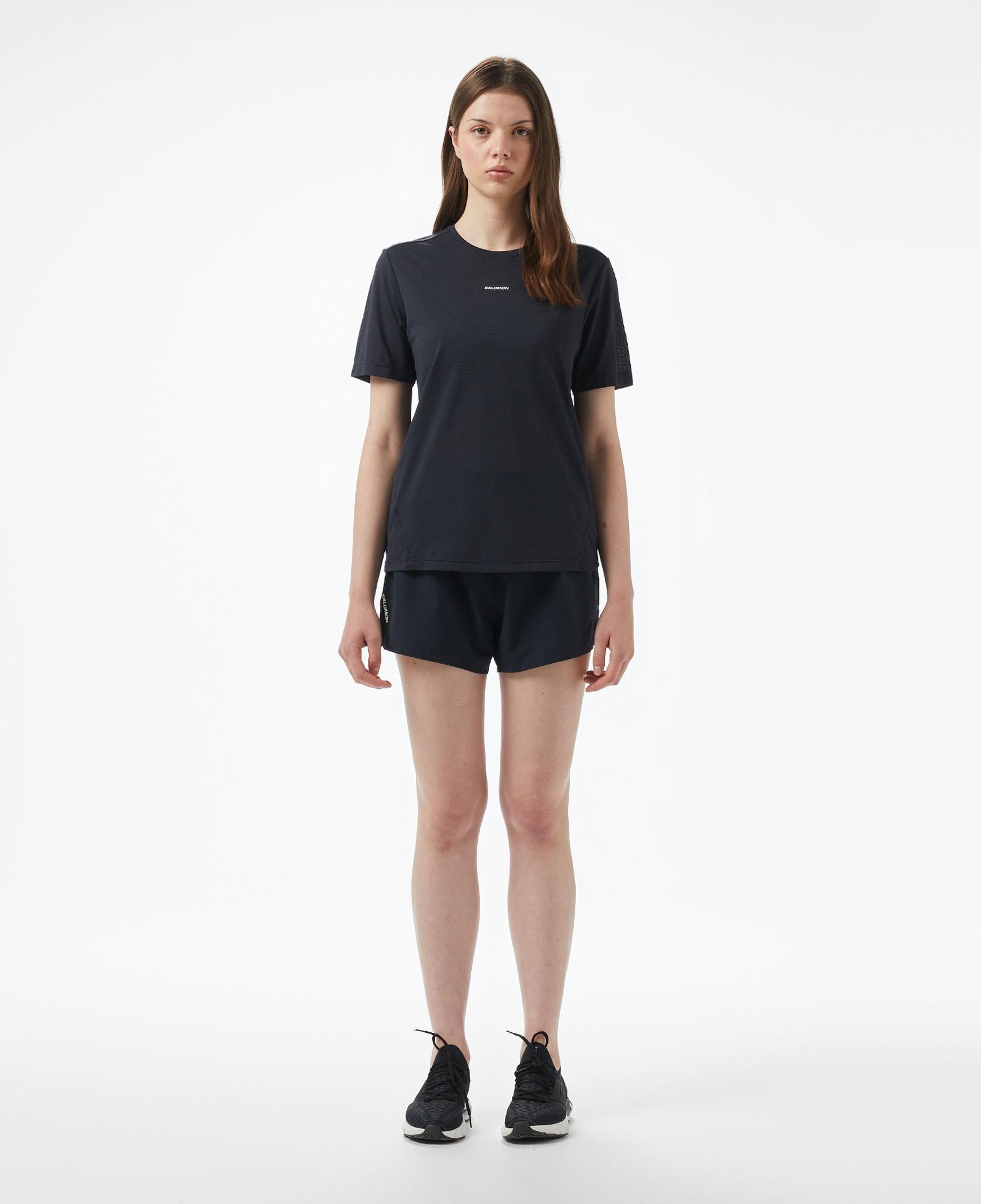 Salomon Shkout Core Kadın Siyah Koşu T-Shirt