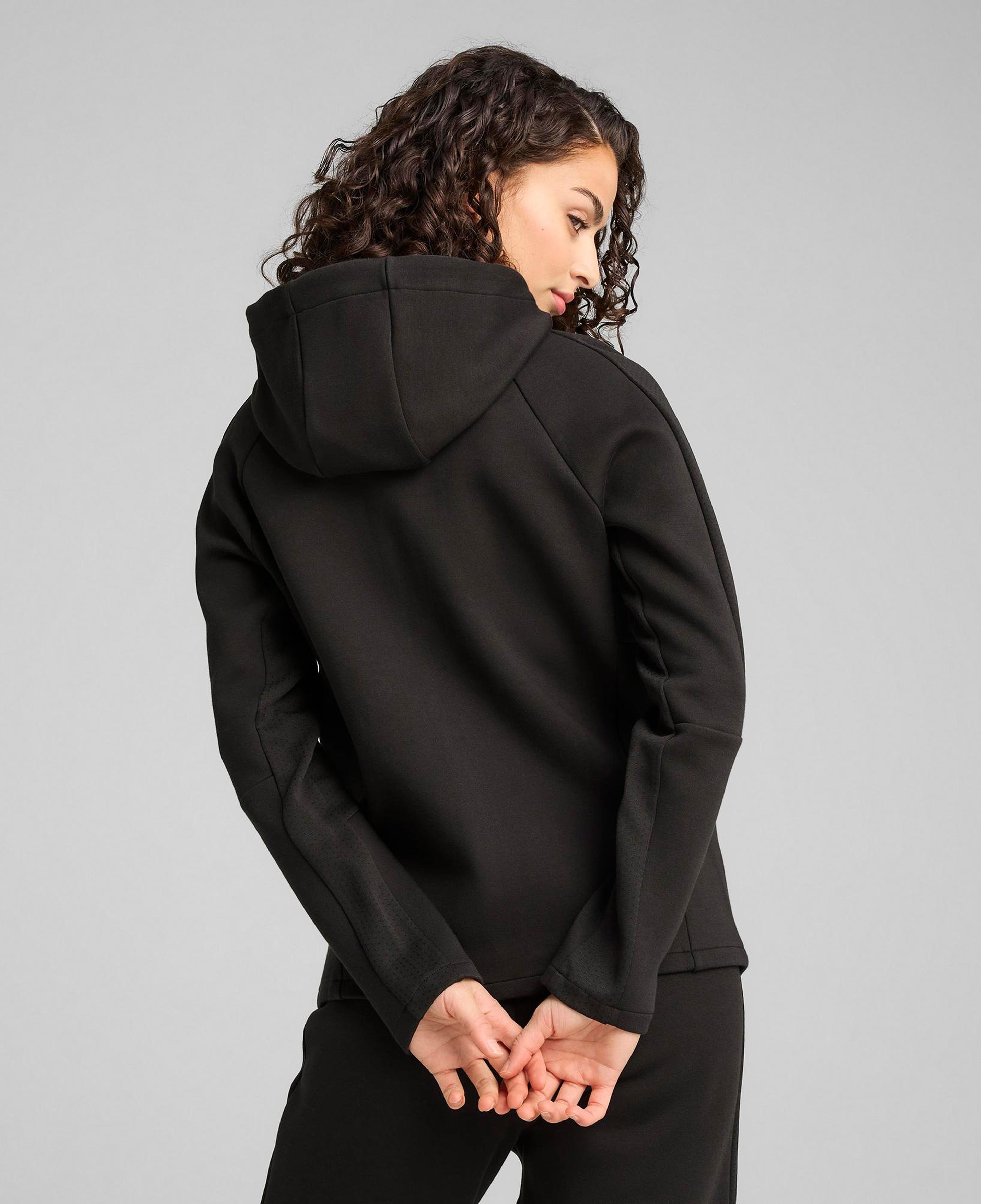 Puma Evostripe Full-Zip Kadın Siyah Eşofman Üstü