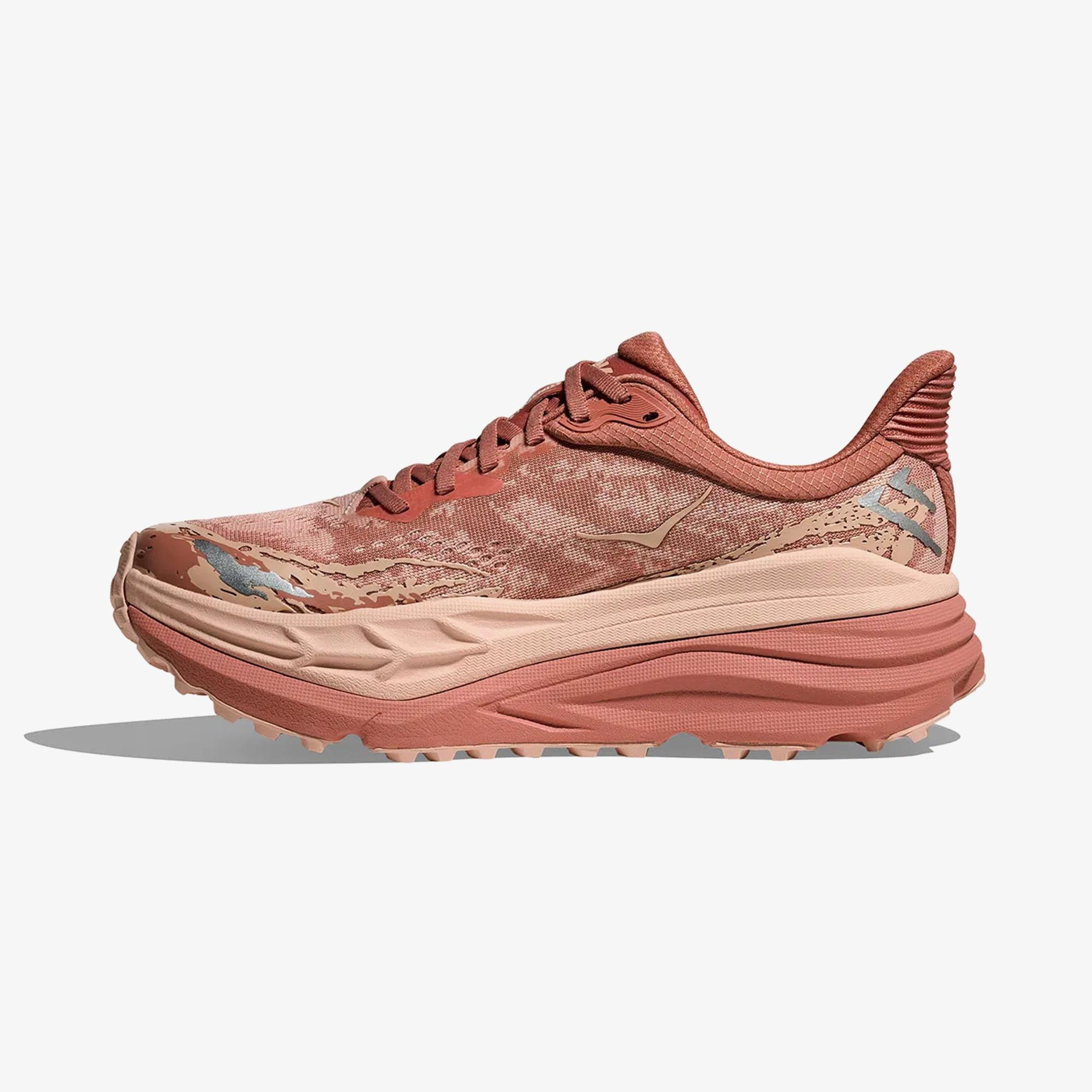 Hoka Stinson 7 Kadın Pembe Trail Koşu Ayakkabısı