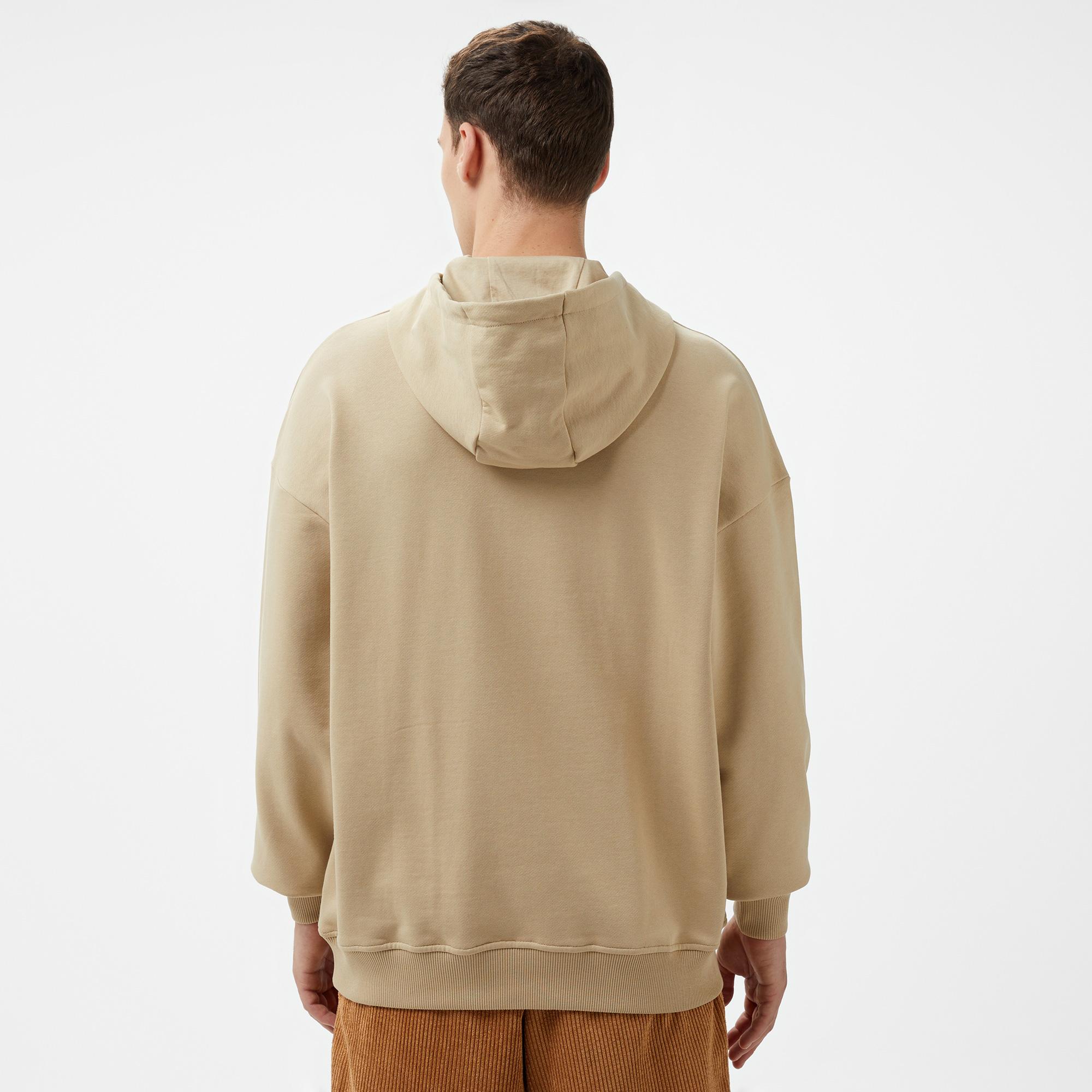 UNITED4 Pieces Erkek Krem Hoodie