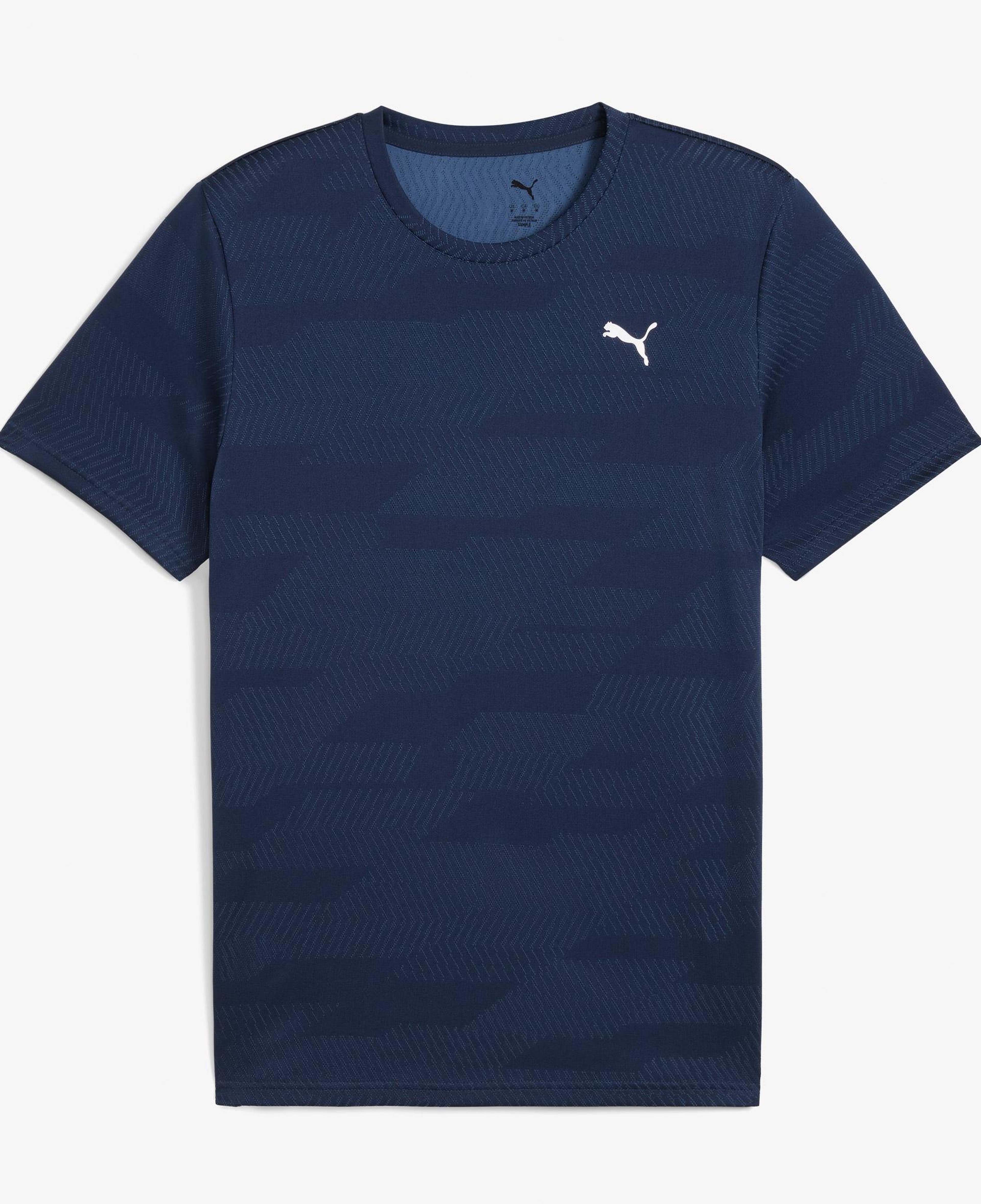 Puma Flex Jacquard Erkek Lacivert Antrenman T-Shirt