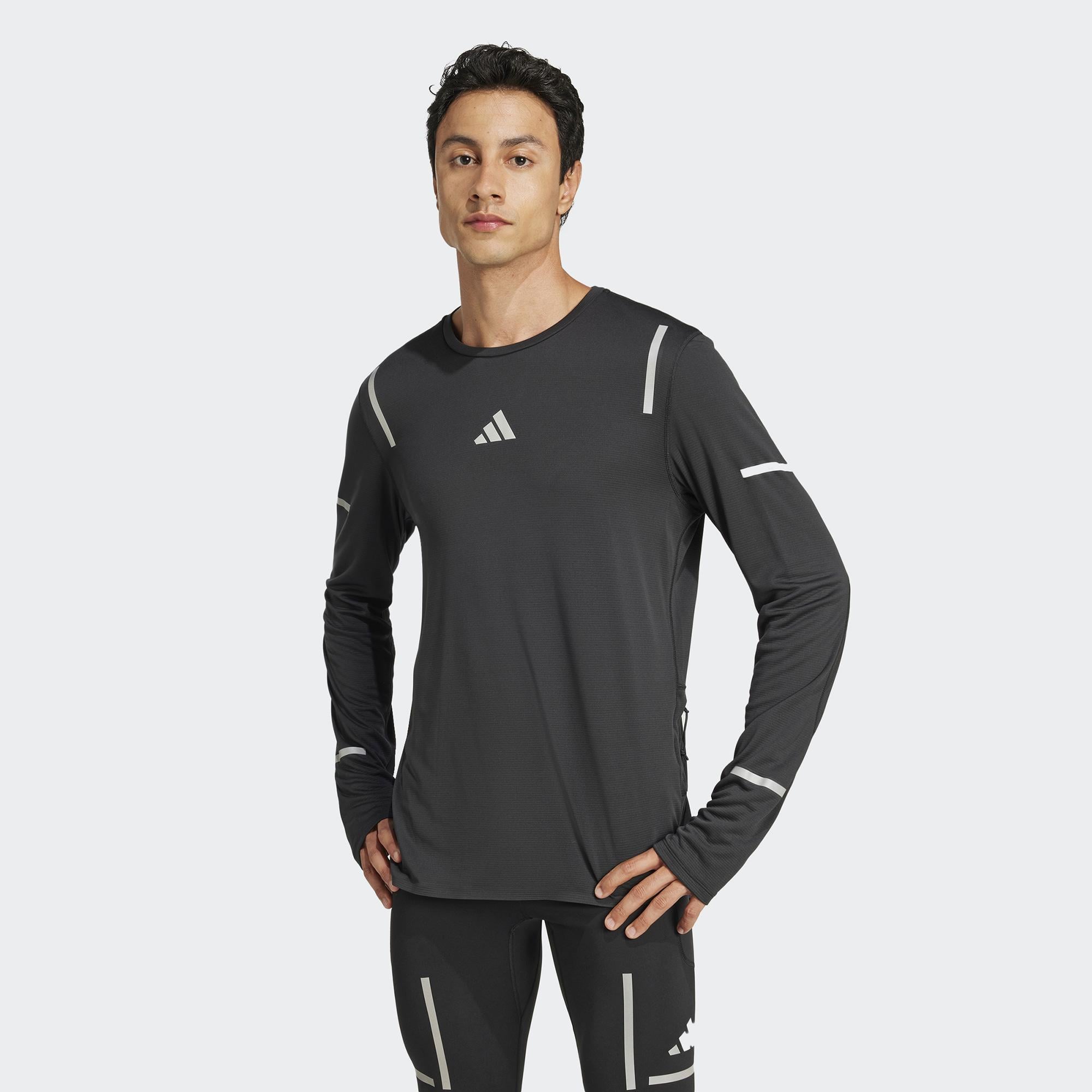 adidas Ultimate Reflective Erkek Siyah Koşu T-Shirt