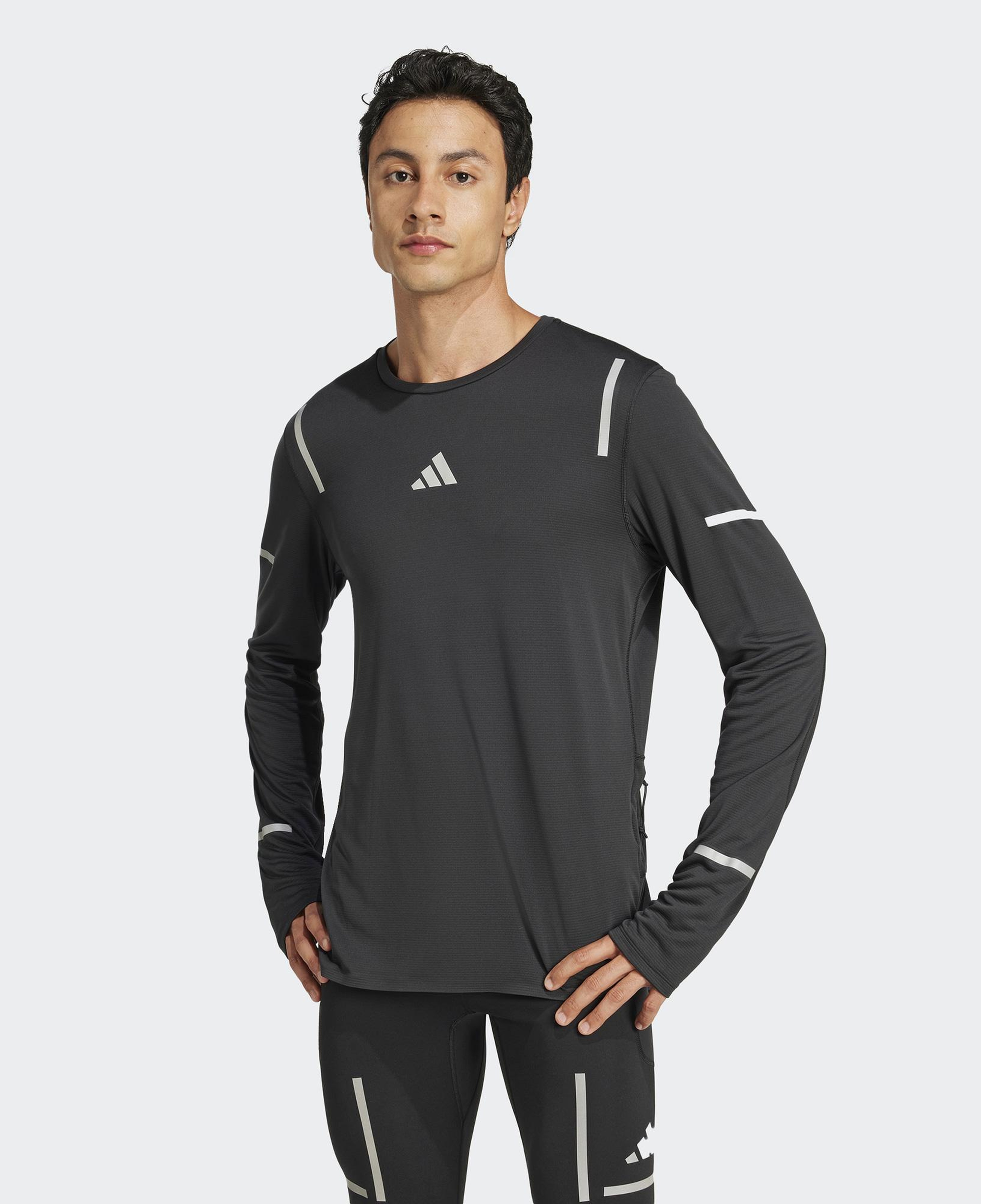 adidas Ultimate Reflective Erkek Siyah Koşu T-Shirt