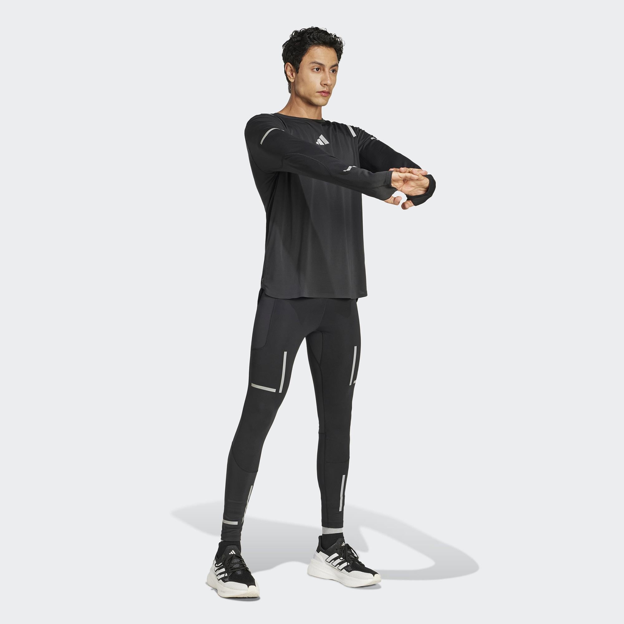 adidas Ultimate Reflective Erkek Siyah Koşu T-Shirt