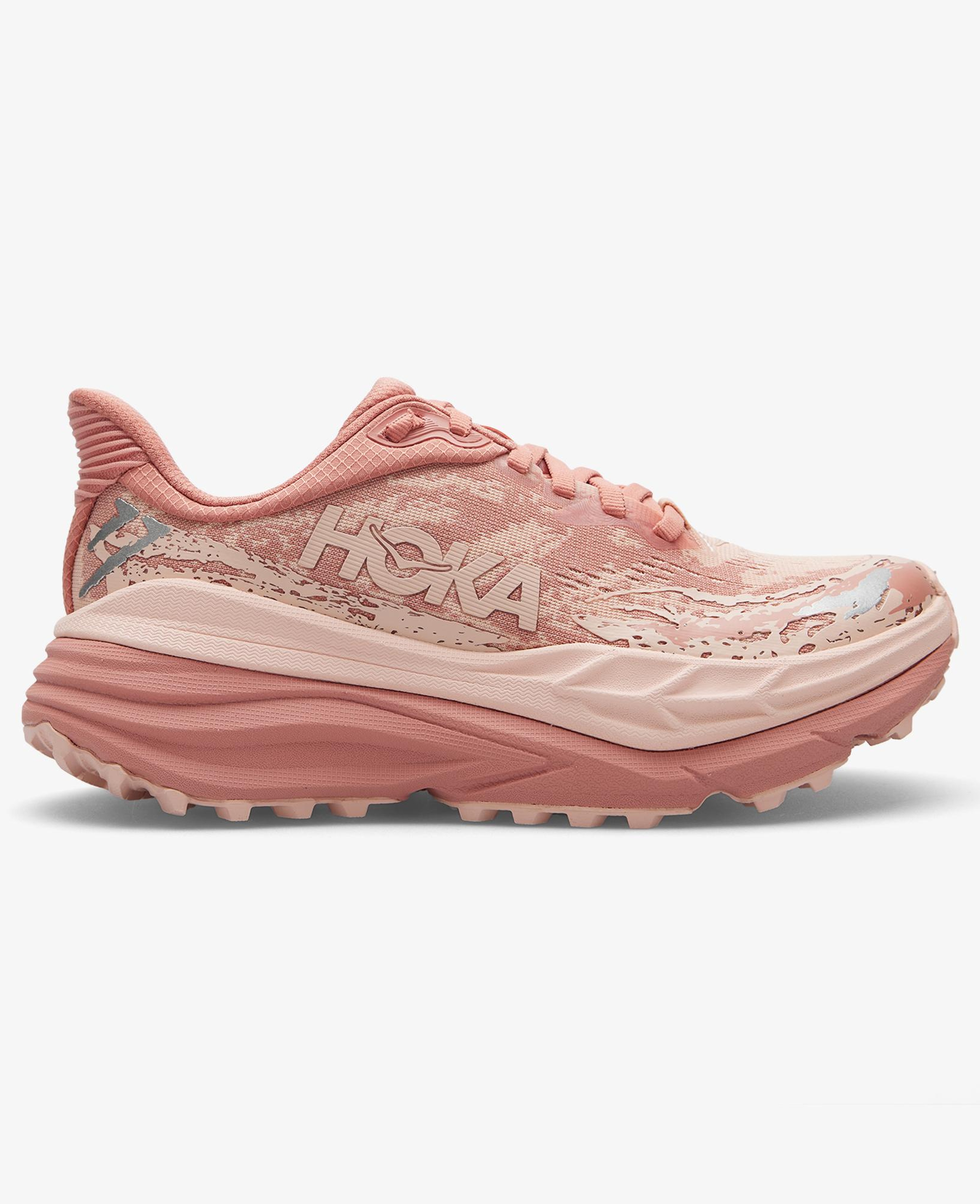 Hoka Stinson 7 Kadın Pembe Trail Koşu Ayakkabısı