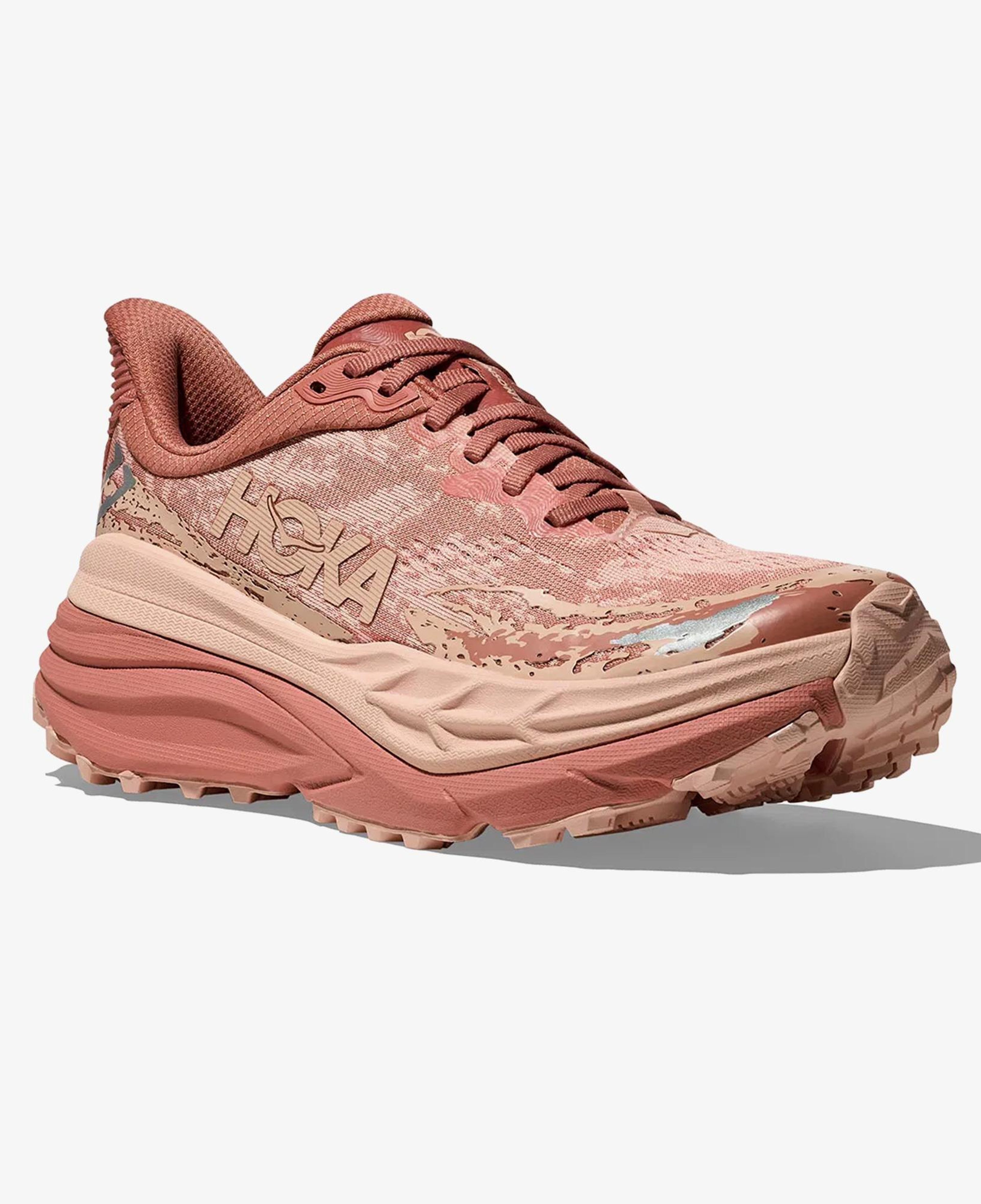 Hoka Stinson 7 Kadın Pembe Trail Koşu Ayakkabısı