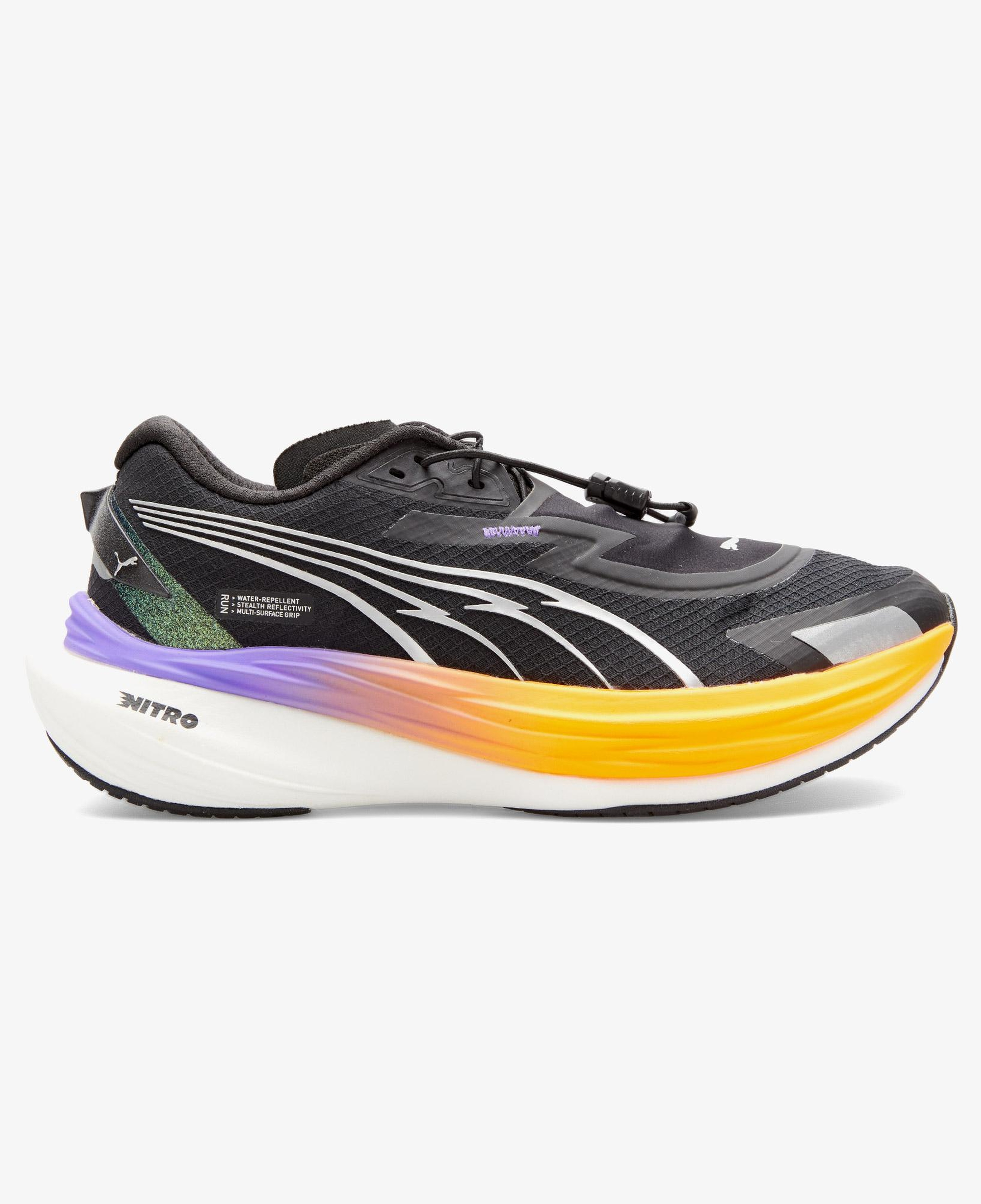 Puma Deviate Nitro 3 Wtr+ Wns Kadın Siyah Koşu Ayakkabısı