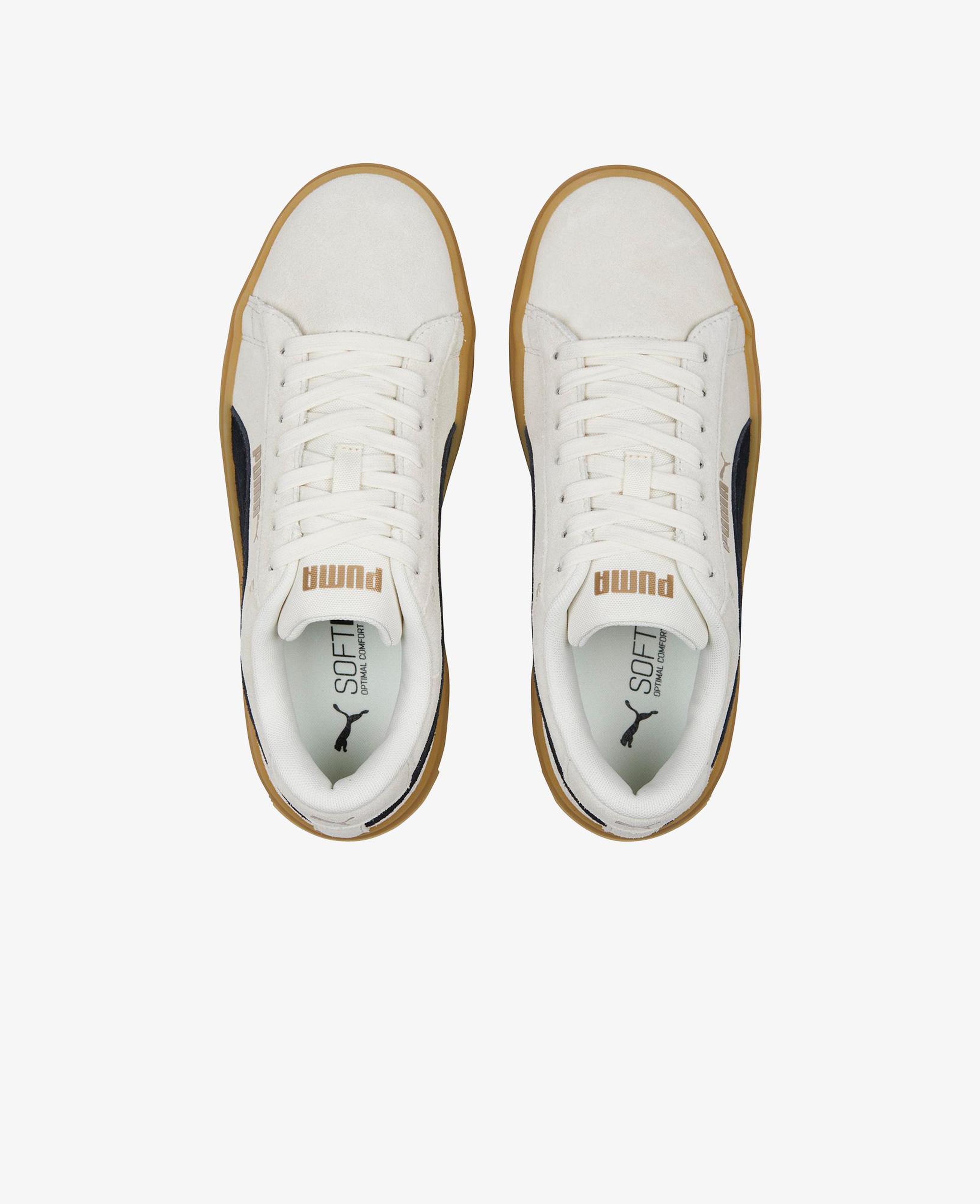 Puma Smash Platform V3 Sd Kadın Krem Spor Ayakkabı