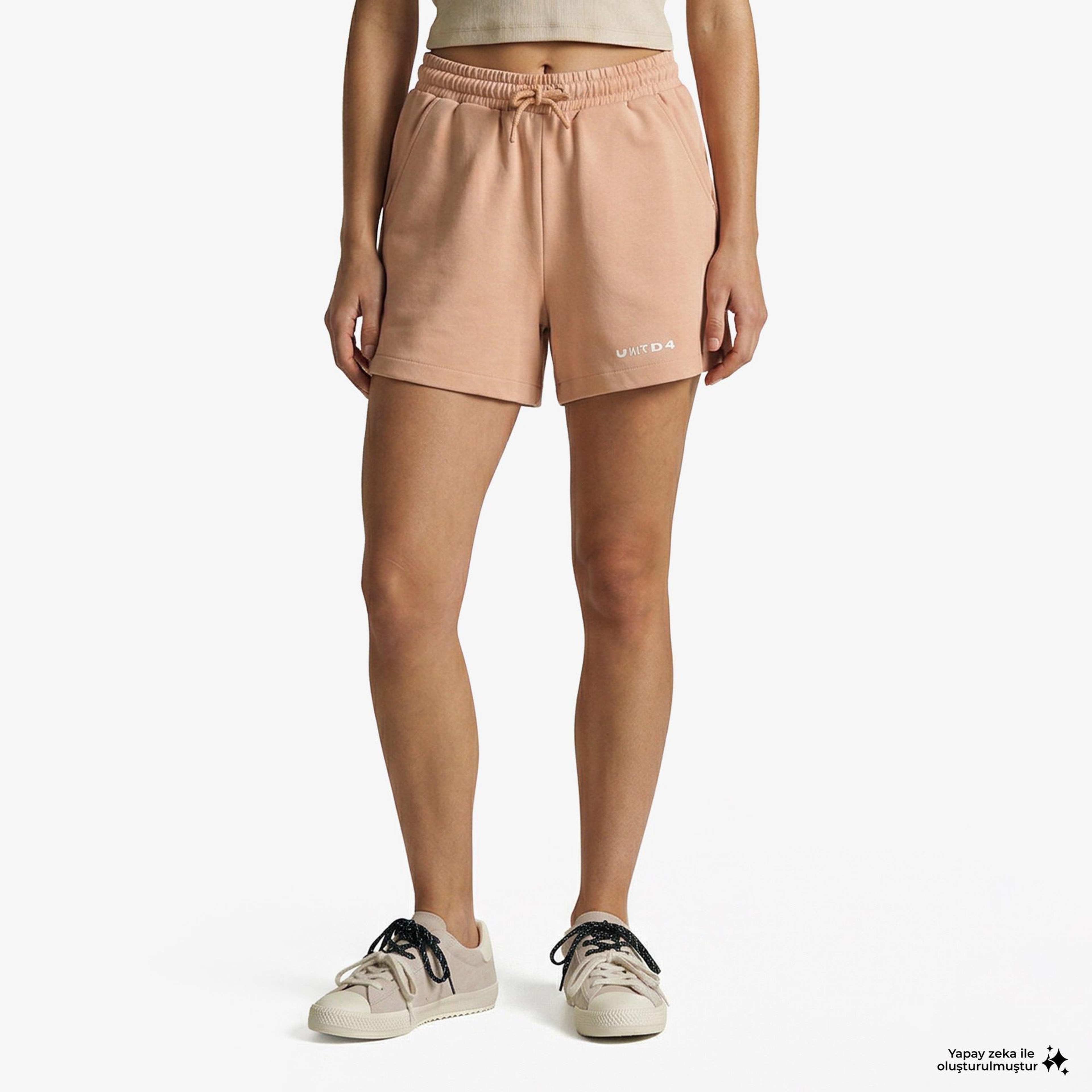 UNITED4 Regular Fit Kadın Pembe Şort