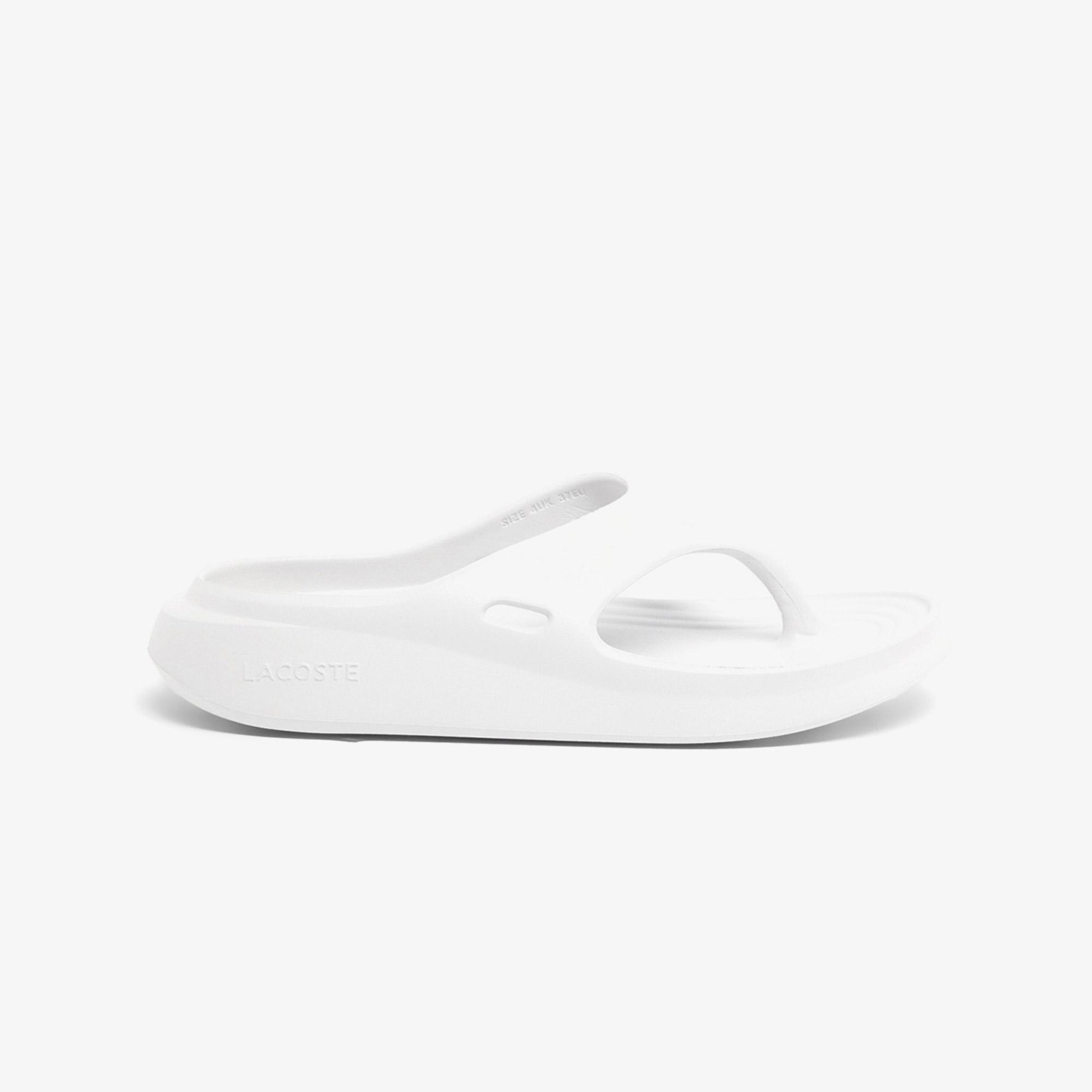 Meduz Flip Flop Kadın Beyaz Terlik