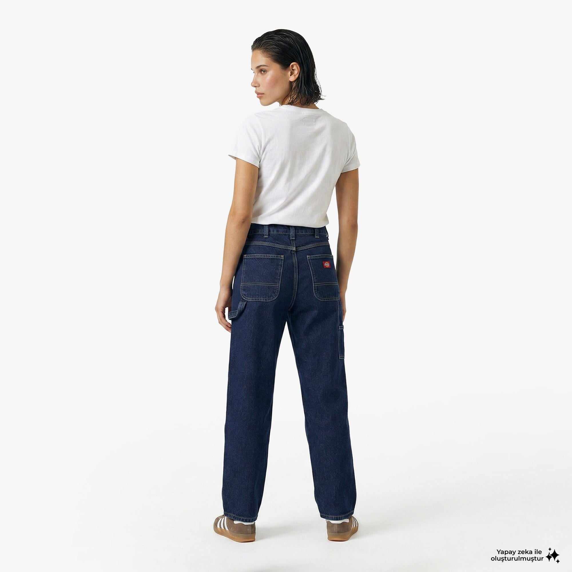 Dickies 997 Loose Straight Carpenter Kadın Lacivert Pantolon