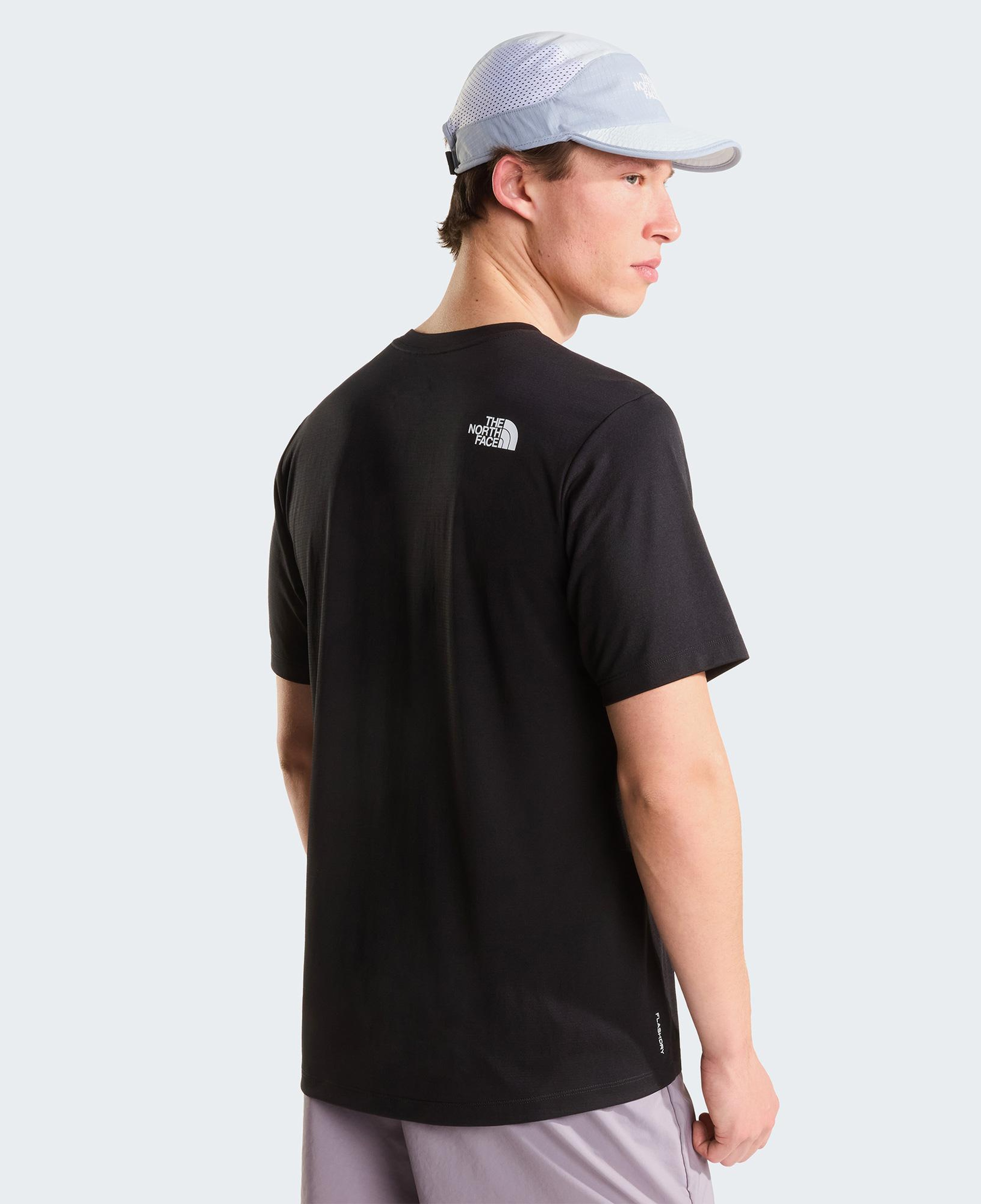 The North Face 24/7 Logo Graphic Sleeve Erkek Siyah T-Shirt
