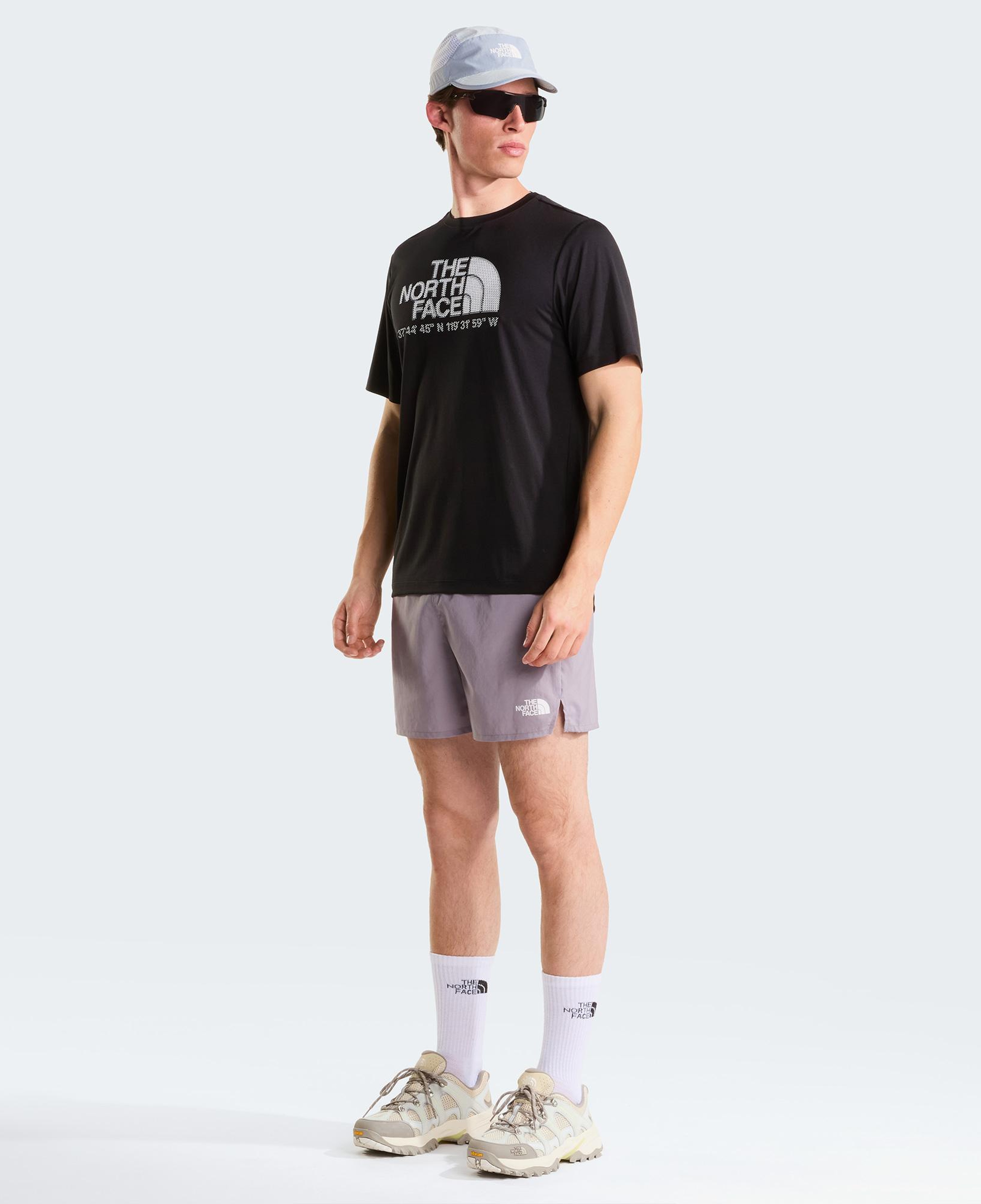 The North Face 24/7 Logo Graphic Sleeve Erkek Siyah T-Shirt
