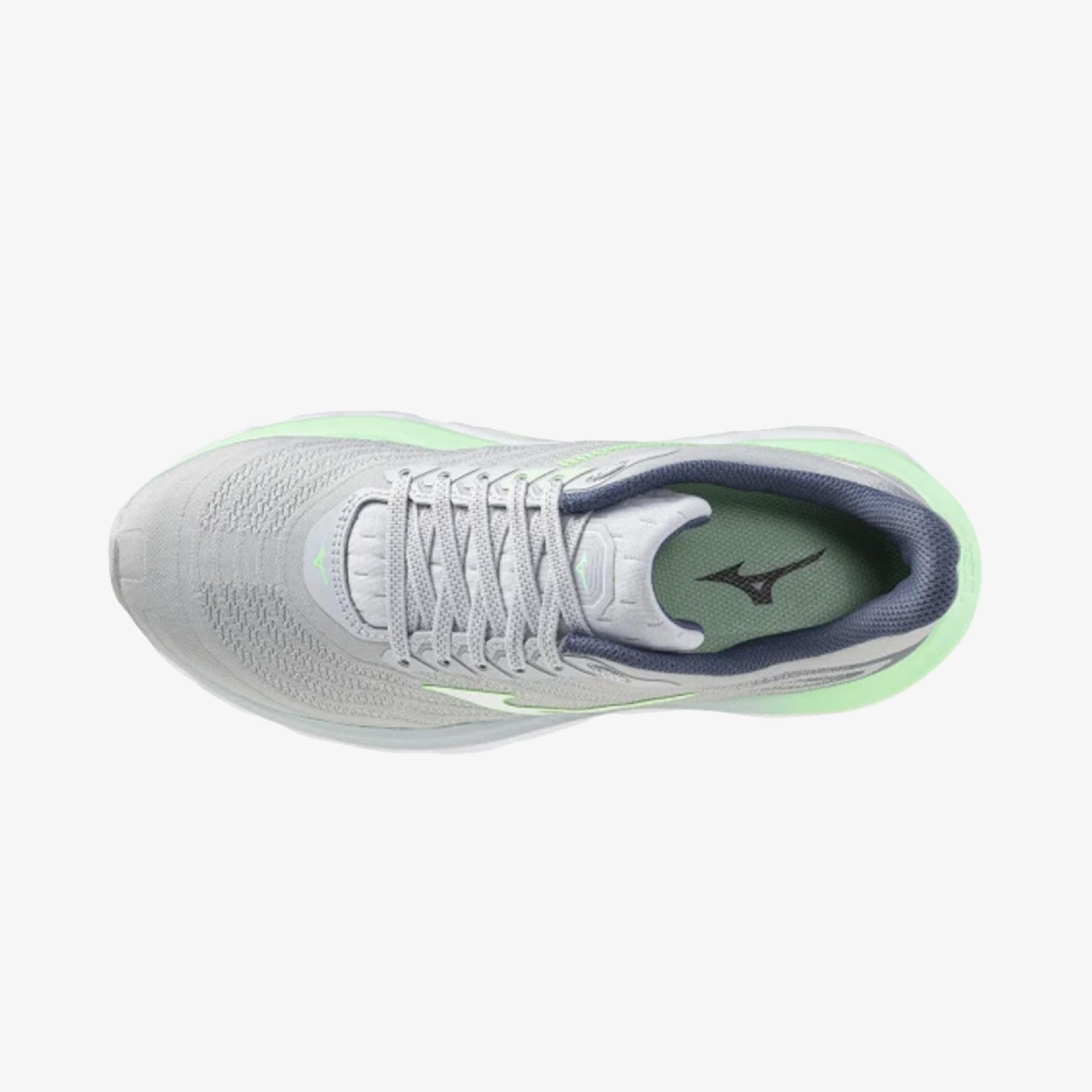 Mizuno Wave Horizon 8 Kadın Gri Koşu Ayakkabısı