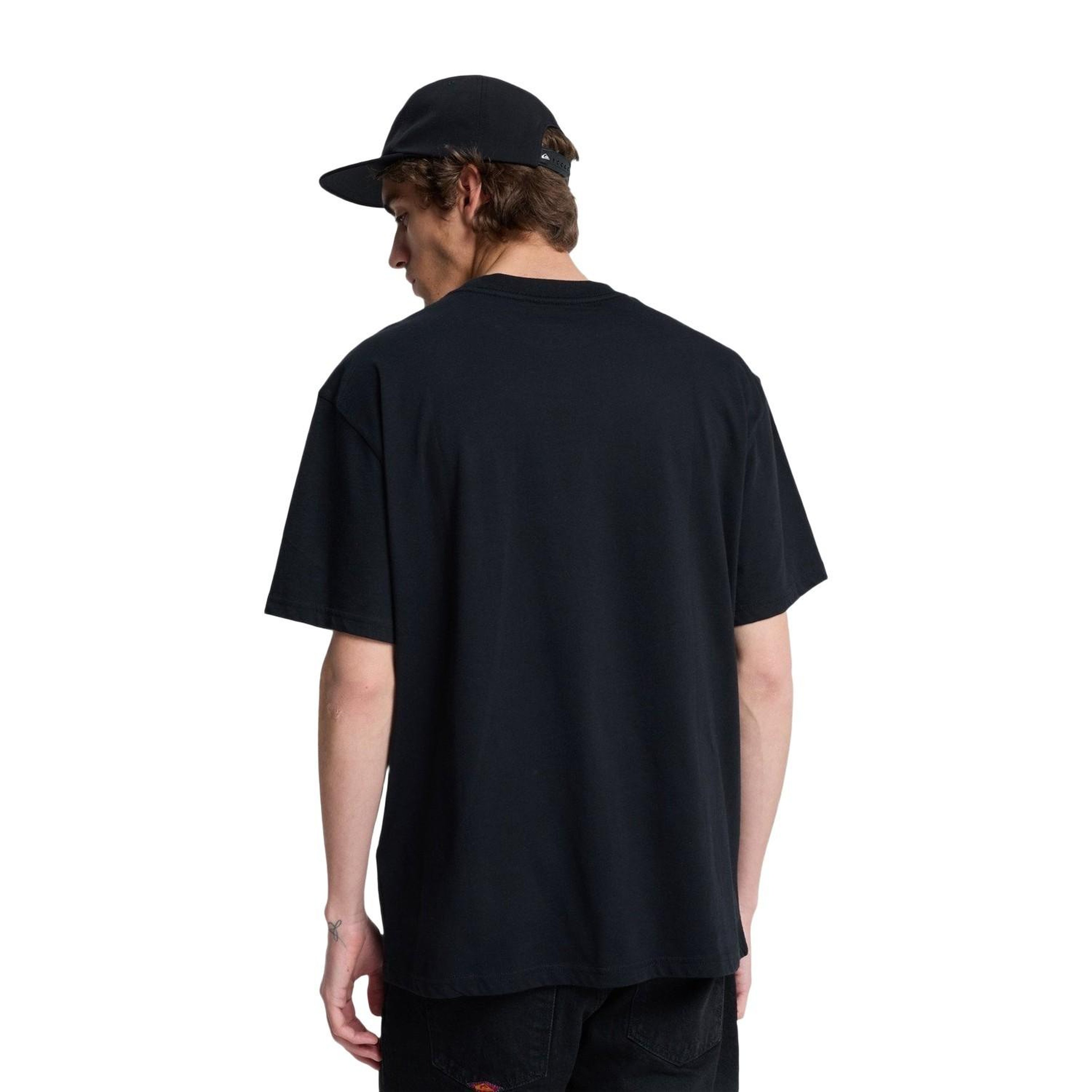 Quiksilver Salt Water Pock Erkek Siyah Tişört