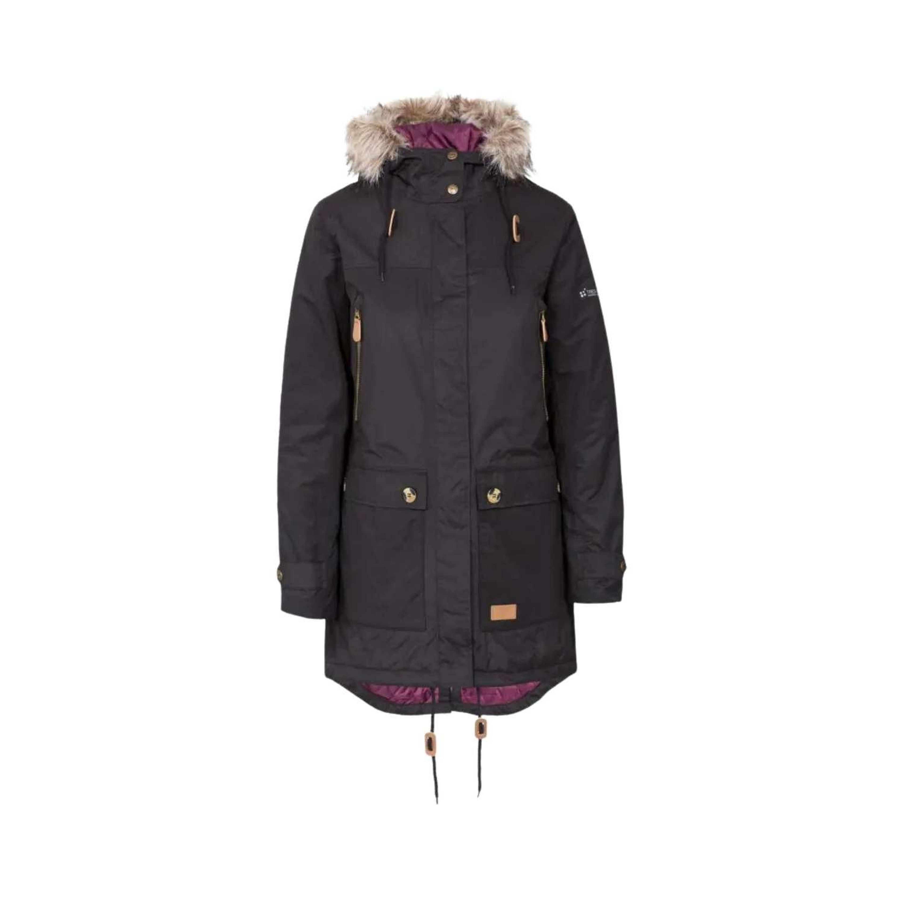 Trespass Clea - Kadın Siyah Outdoor Ceketi