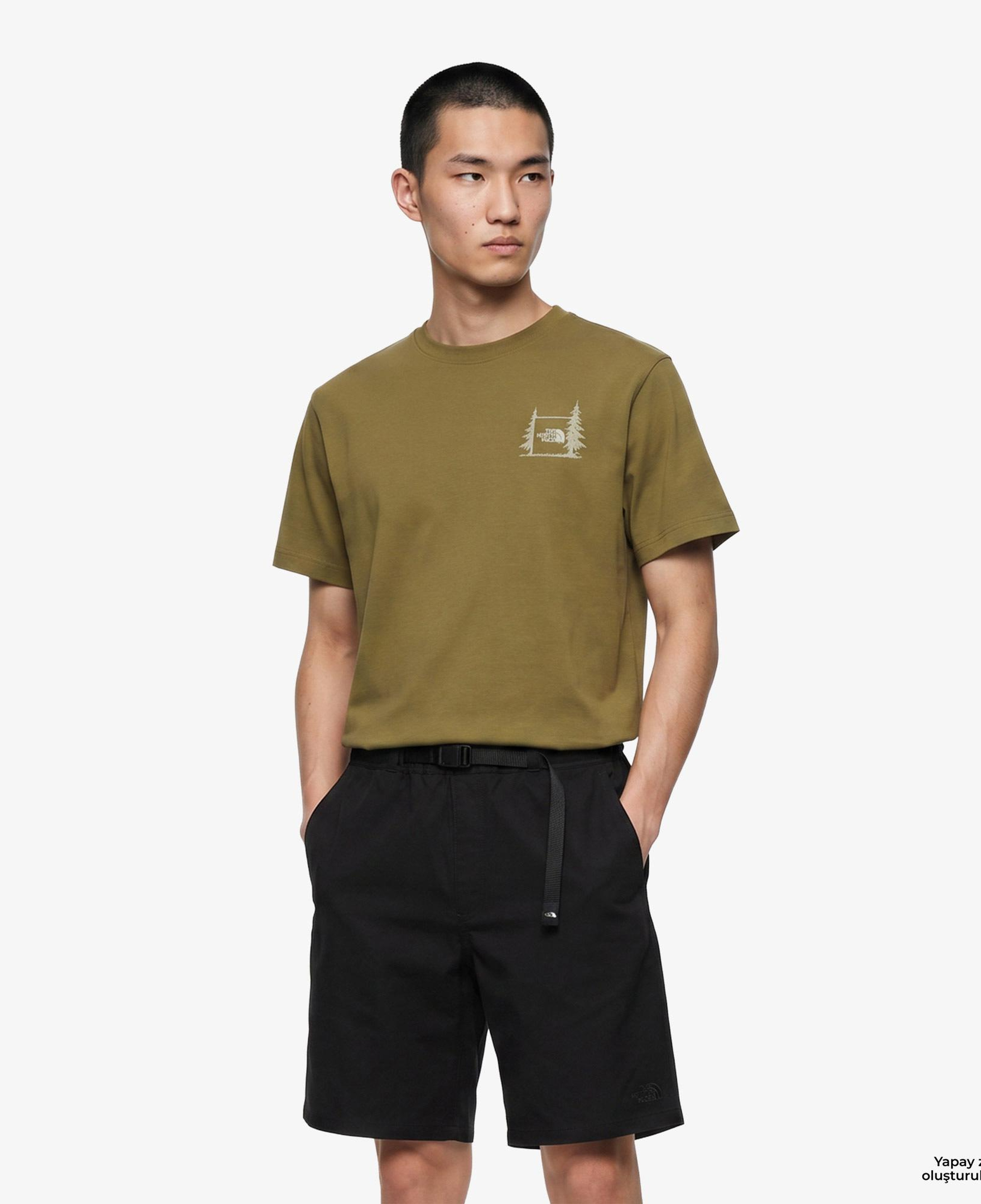 The North Face Camping Relaxed Erkek Sarı T-Shirt