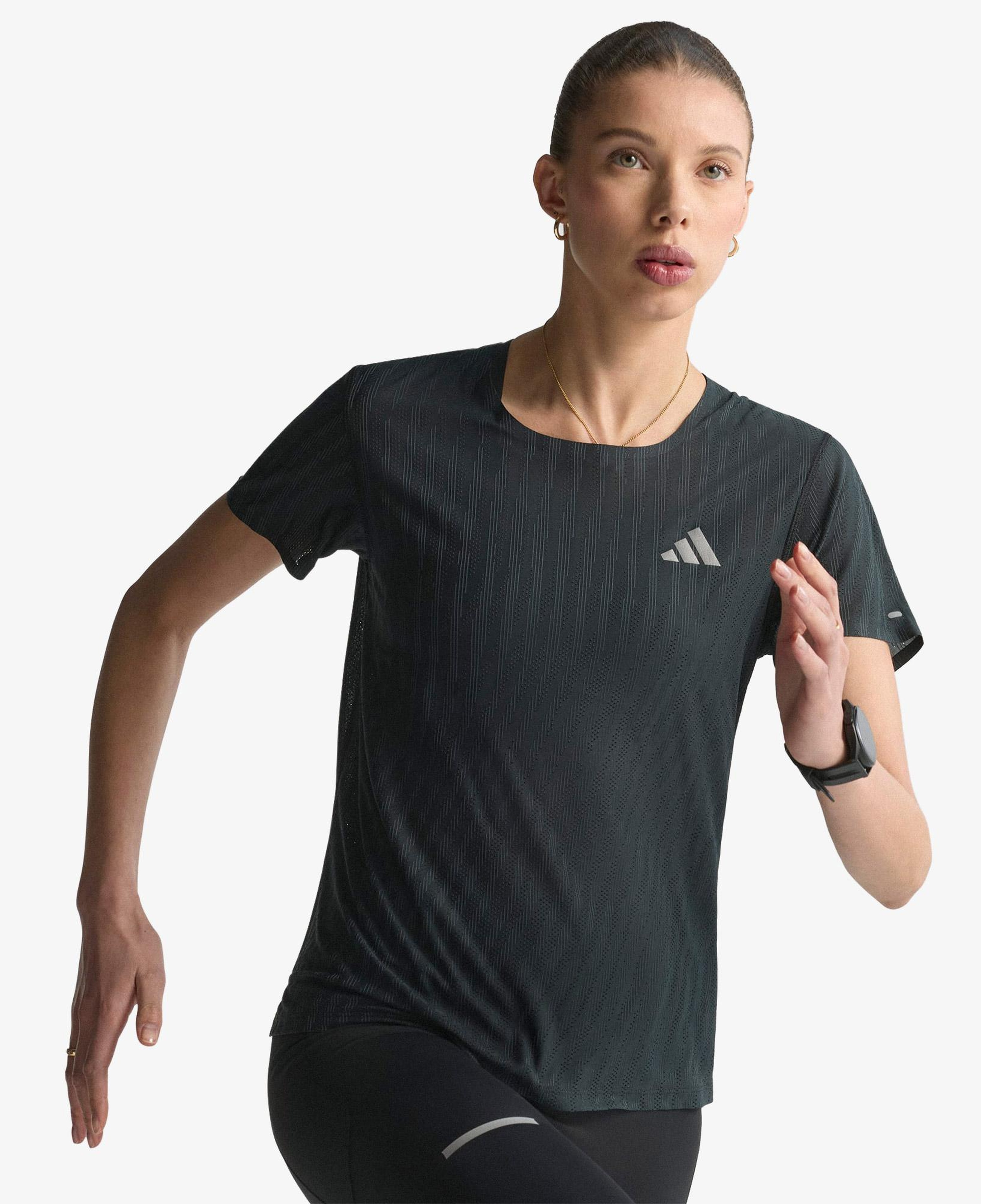 adidas Adi365 Running Climacool+ Kadın Siyah Koşu T-Shirt