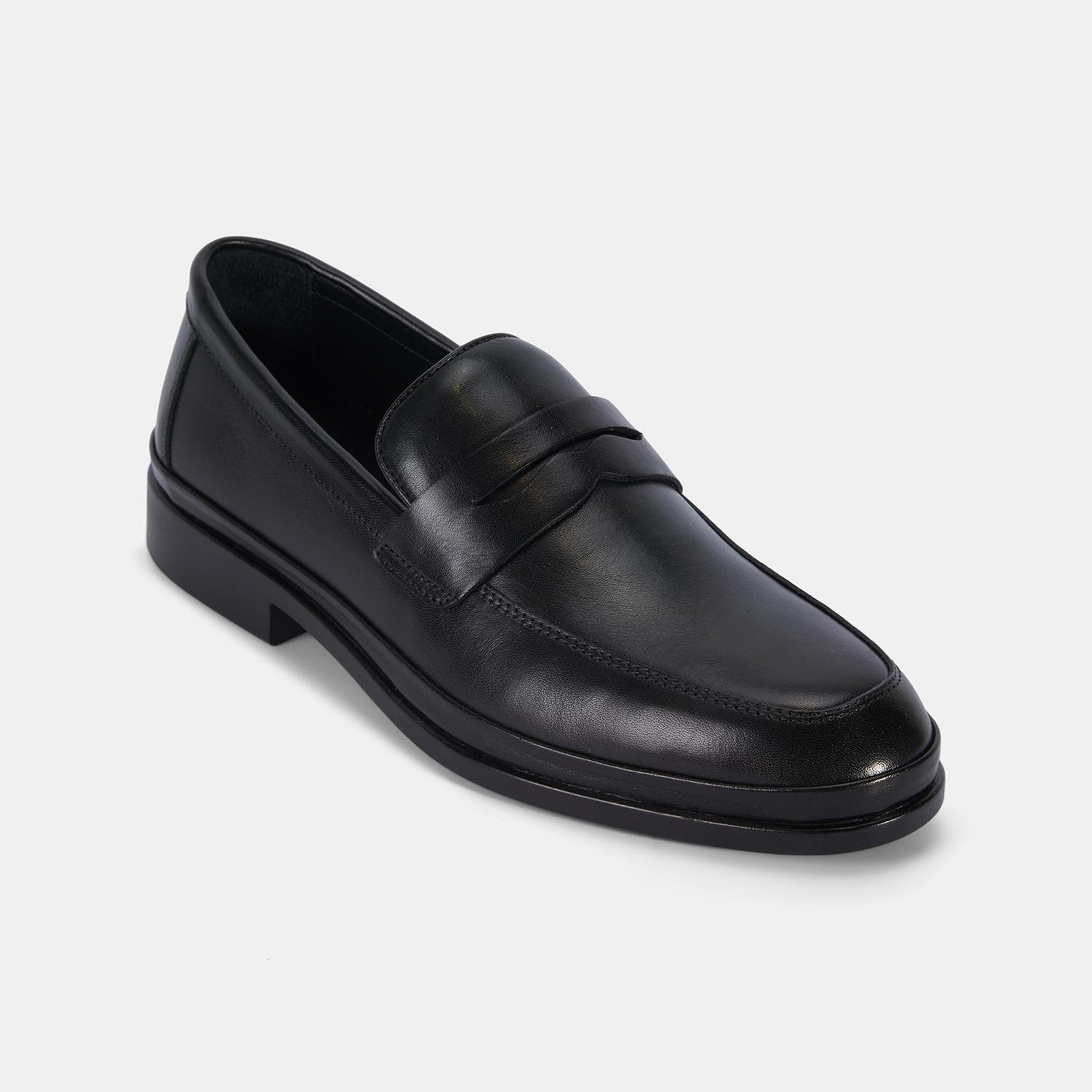 Erkek Siyah DesaComfort Deri Loafer