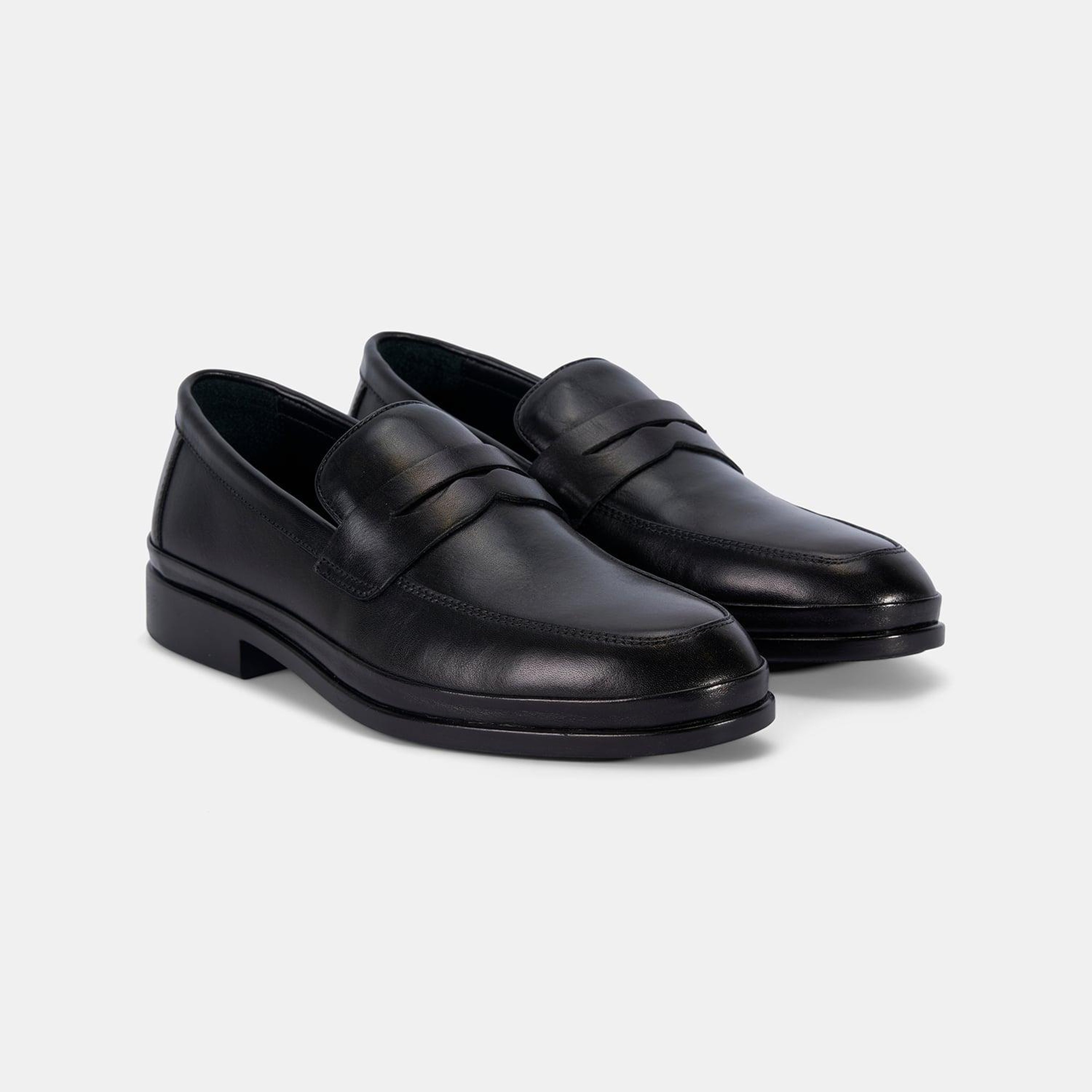 Erkek Siyah DesaComfort Deri Loafer