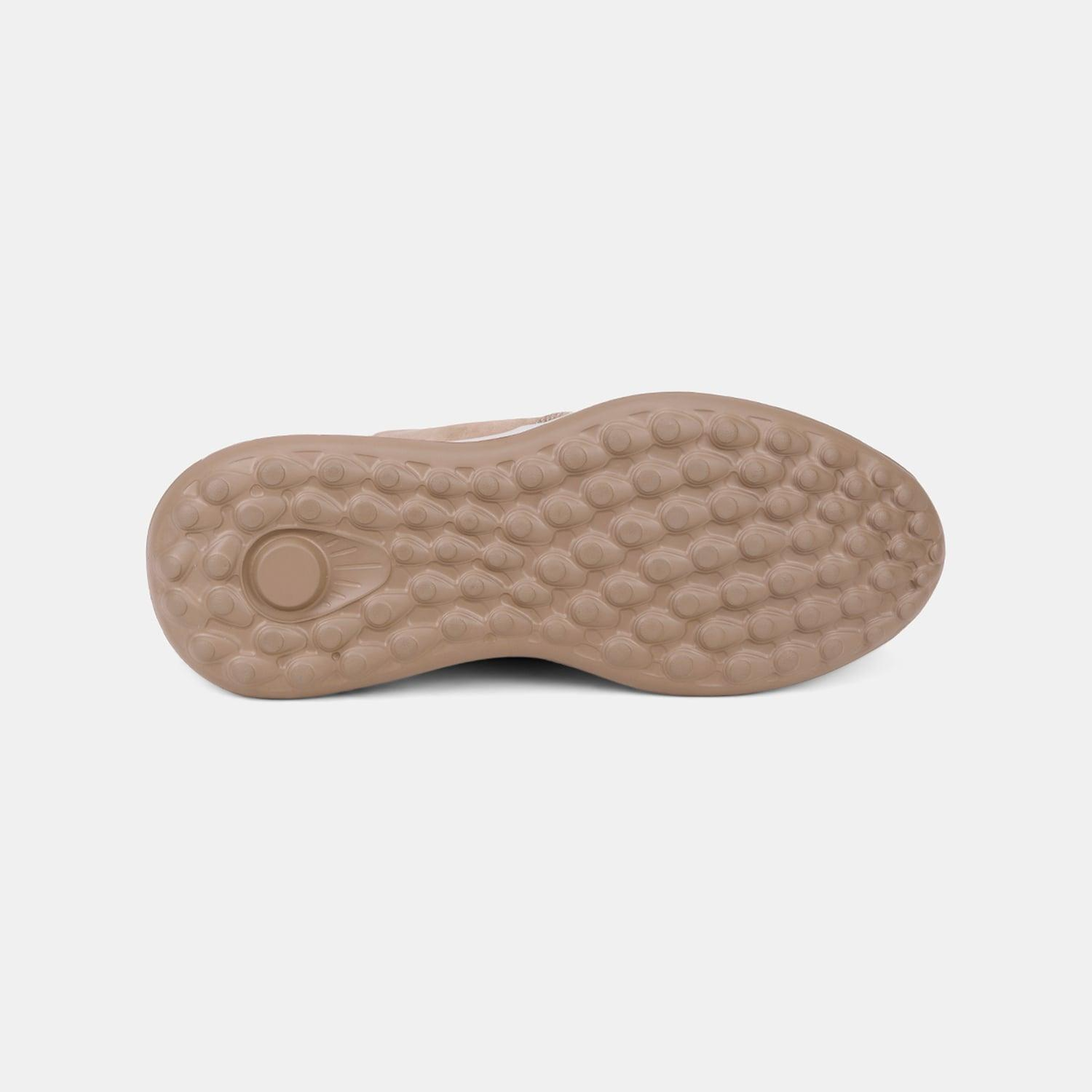 Erkek Vizon DesaComfort Bağcıklı Deri Sneaker