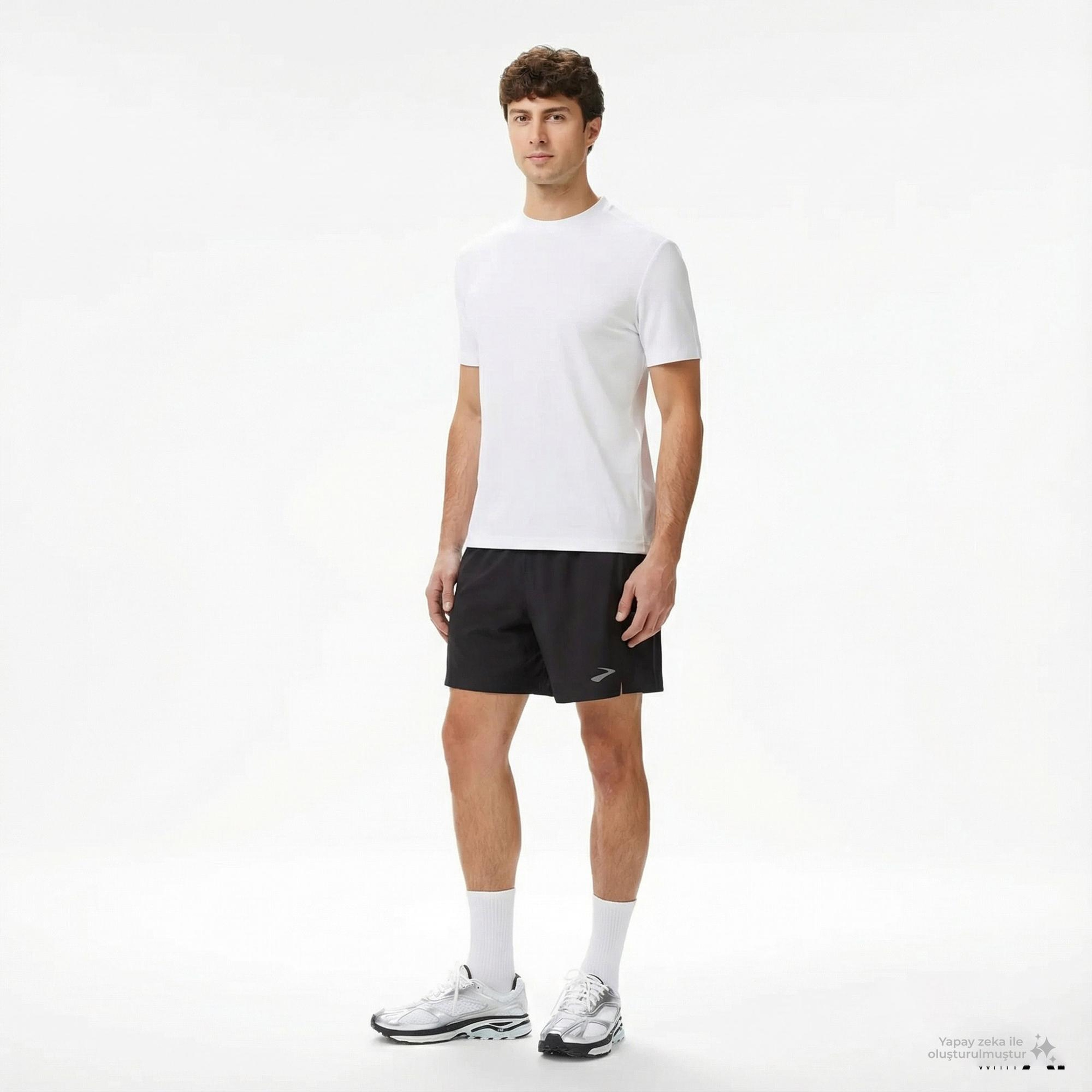 Brooks Journey 5 Erkek Siyah Koşu Şortu
