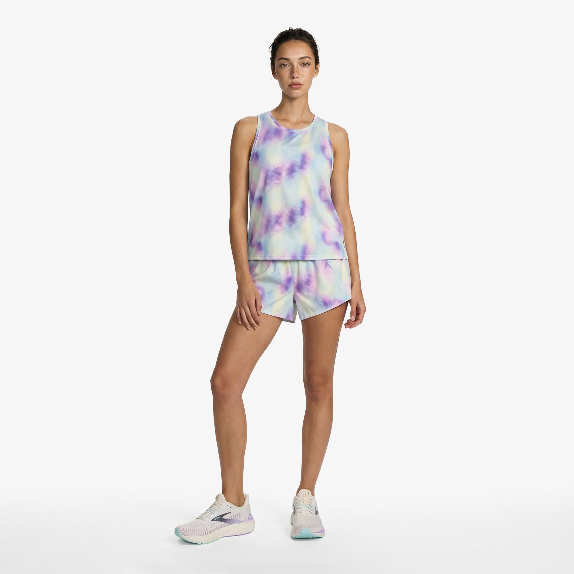 Brooks Dash Printed Kadın Mavi Şort