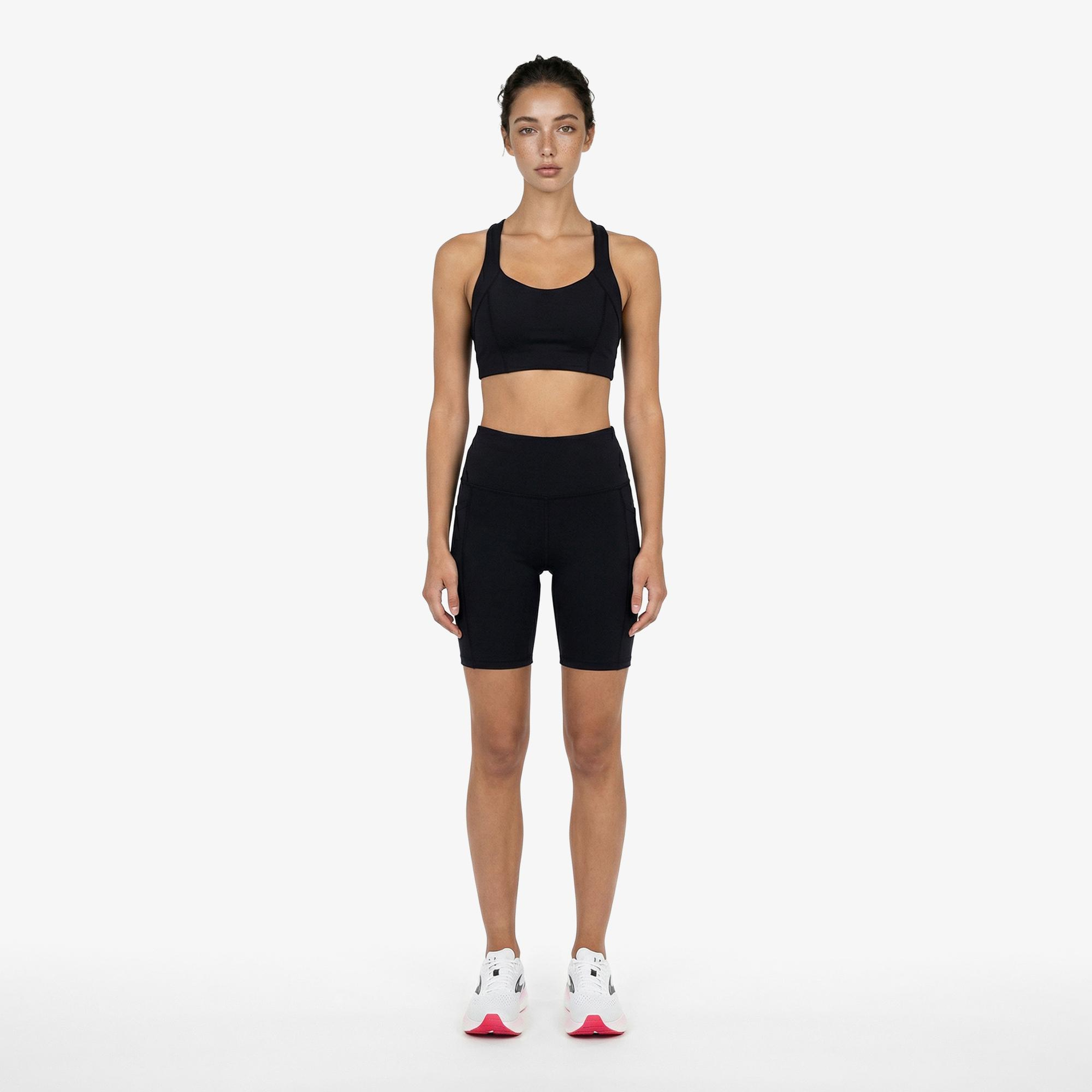 Brooks Chaser Padded Kadın Siyah Bra