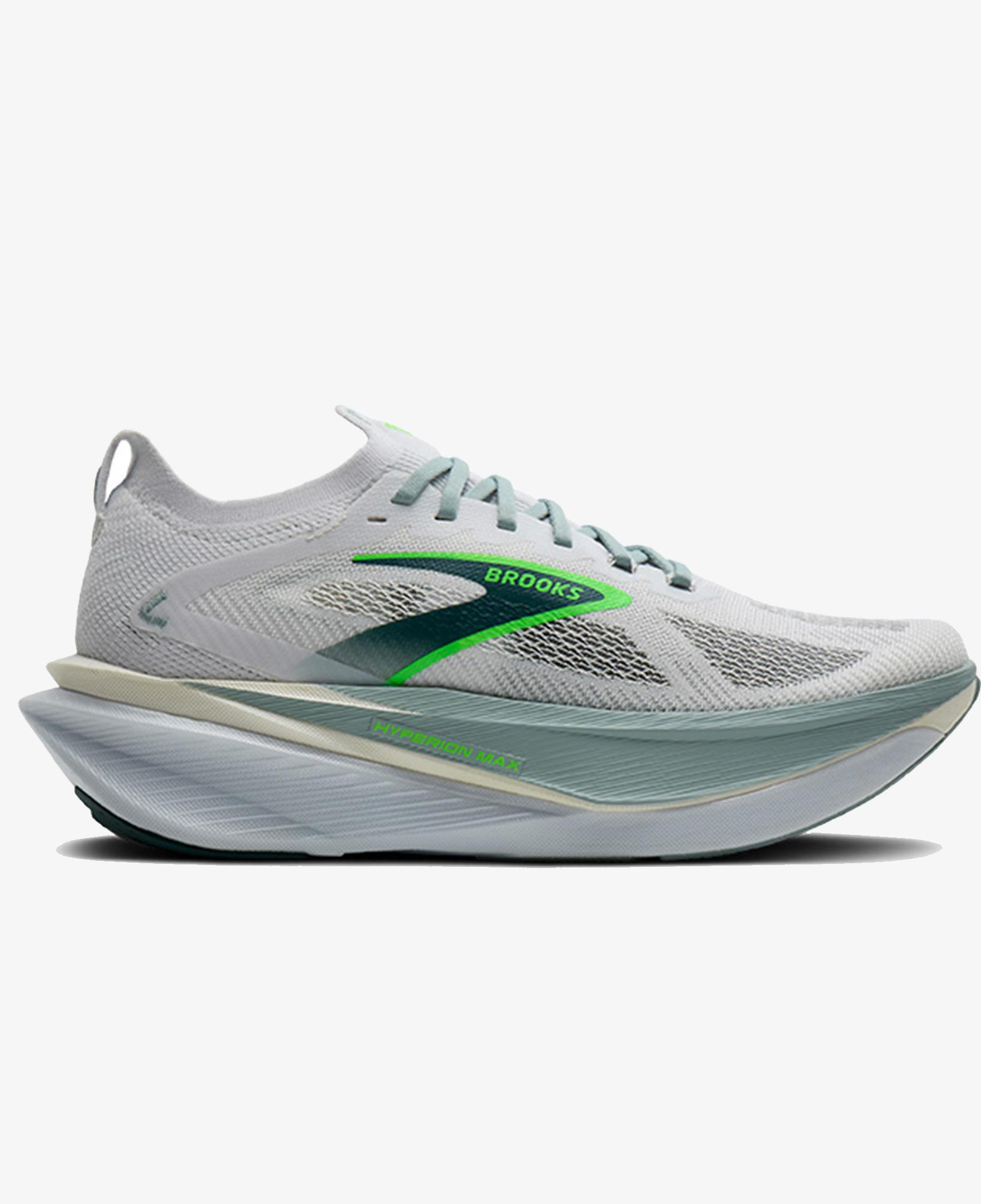 Brooks Hyperion Max 3 Erkek Gri Koşu Ayakkabısı