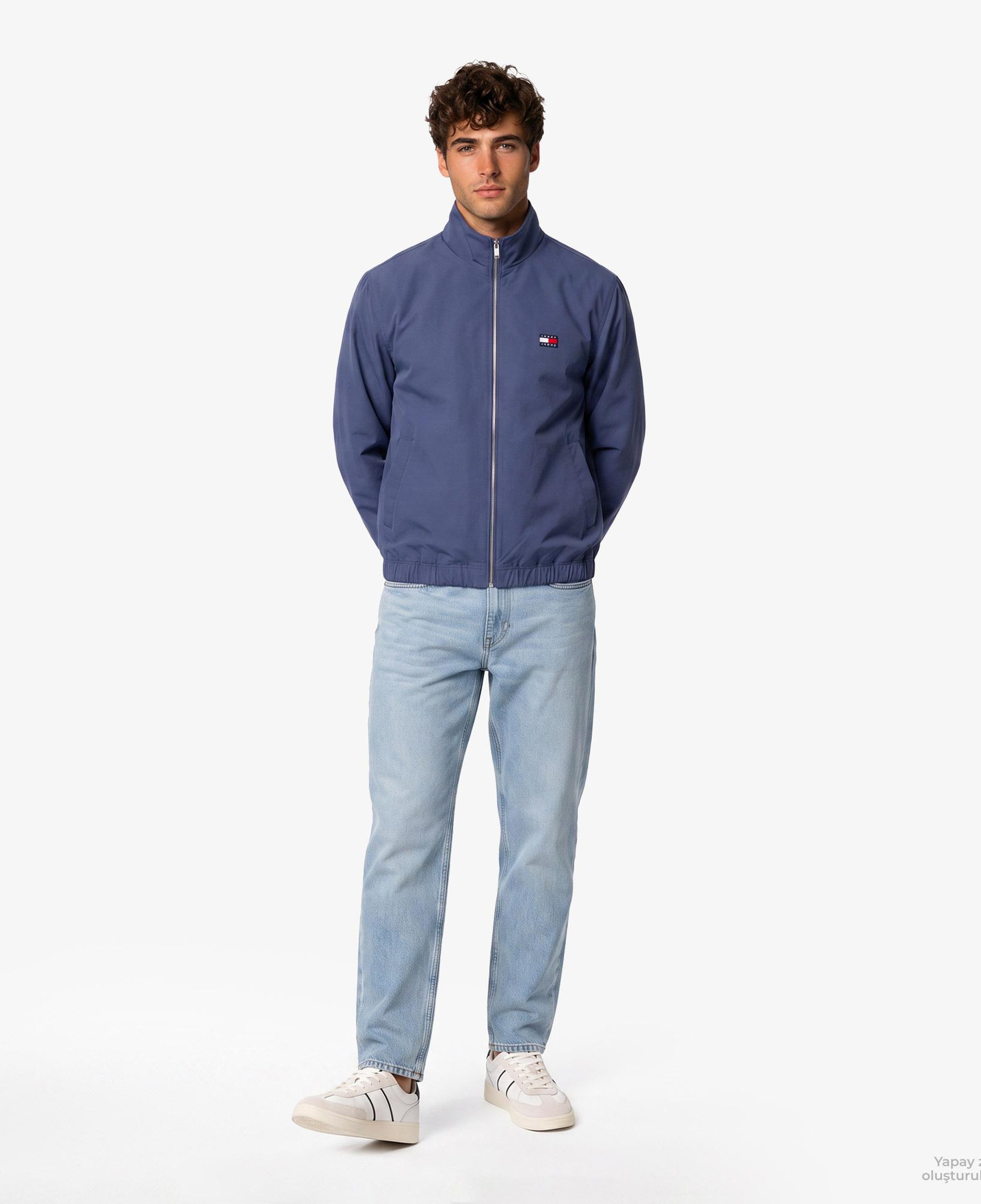 Tommy Hilfiger Essential Erkek Mavi Ceket