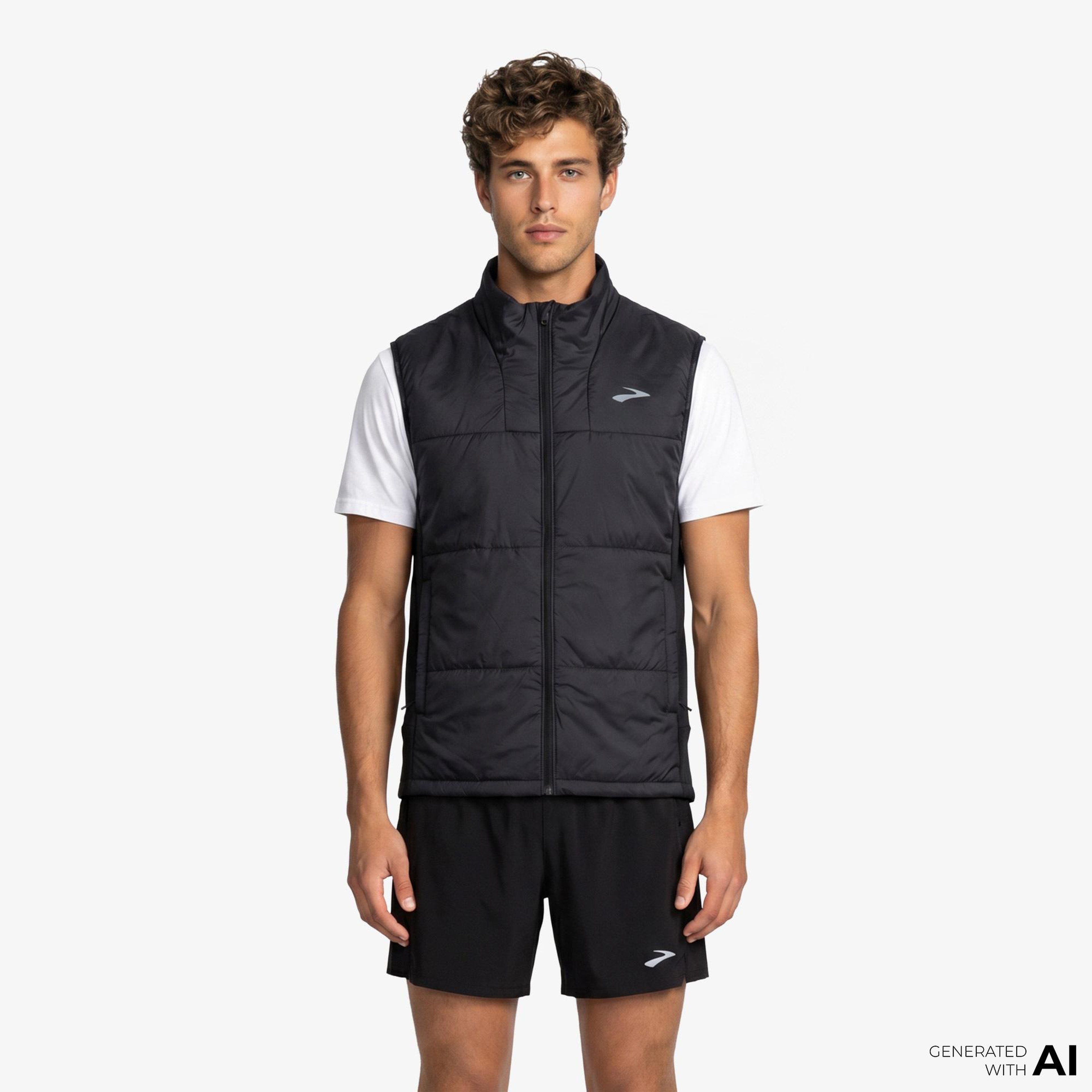 Brooks Shield Hybrid Vest 3.0 Erkek Siyah Yelek